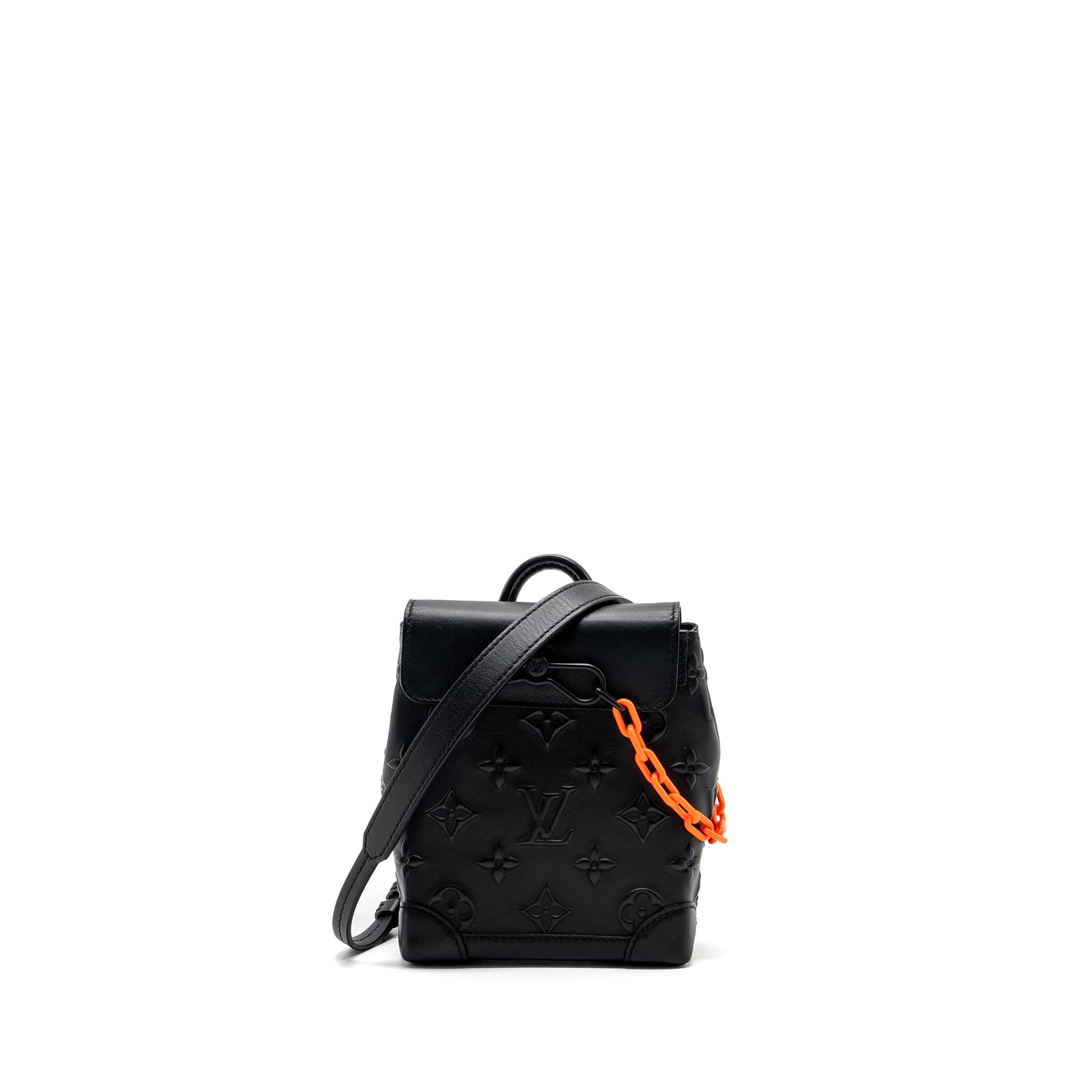 Louis Vuitton steamer calfskin black with black hardware(New Version)