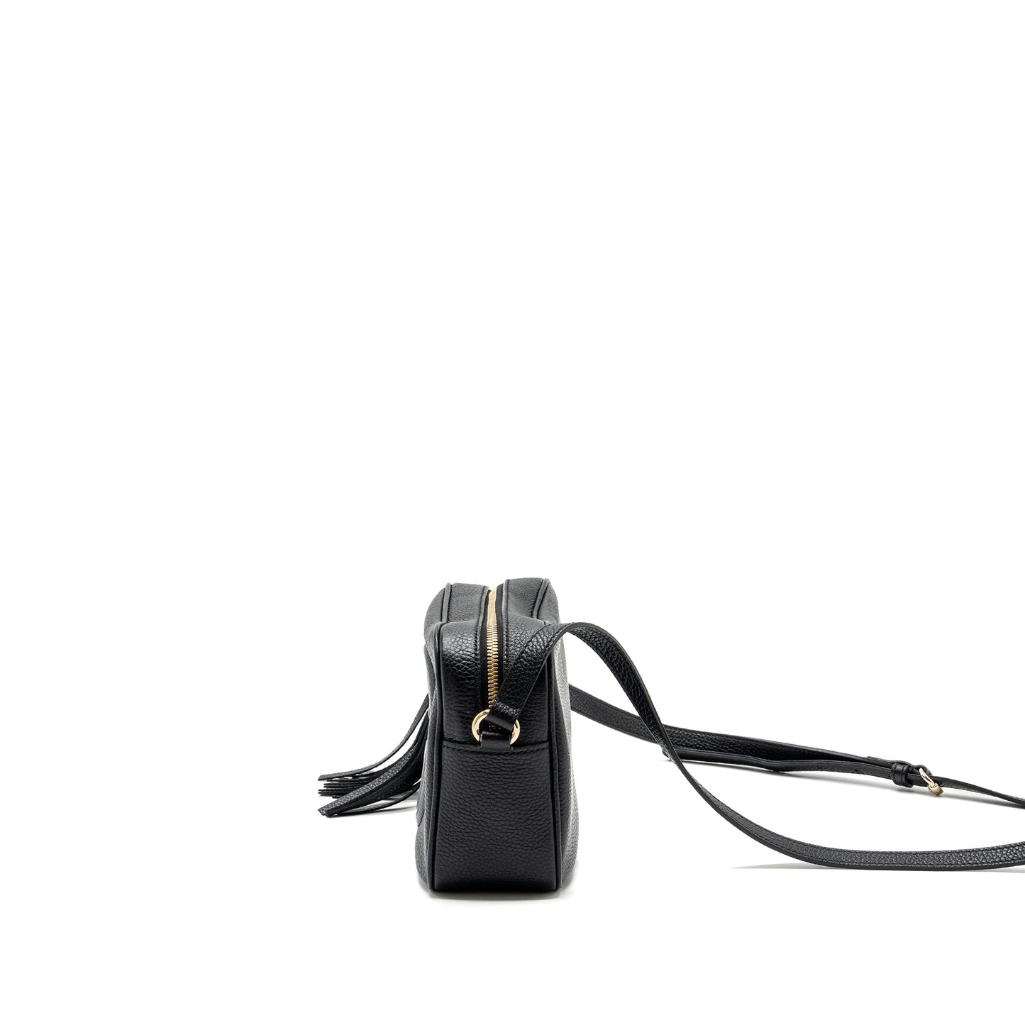 Gucci soho disco camera Purse grained calfskin black