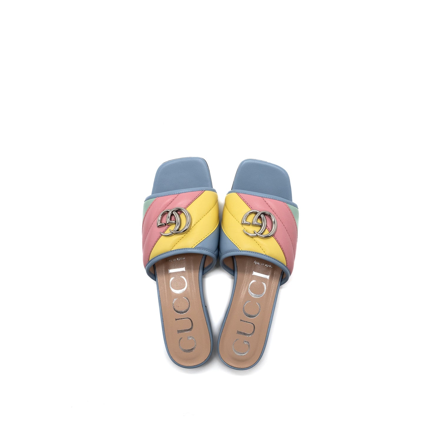 Gucci Size 37 Marmont Sandals Multicolour