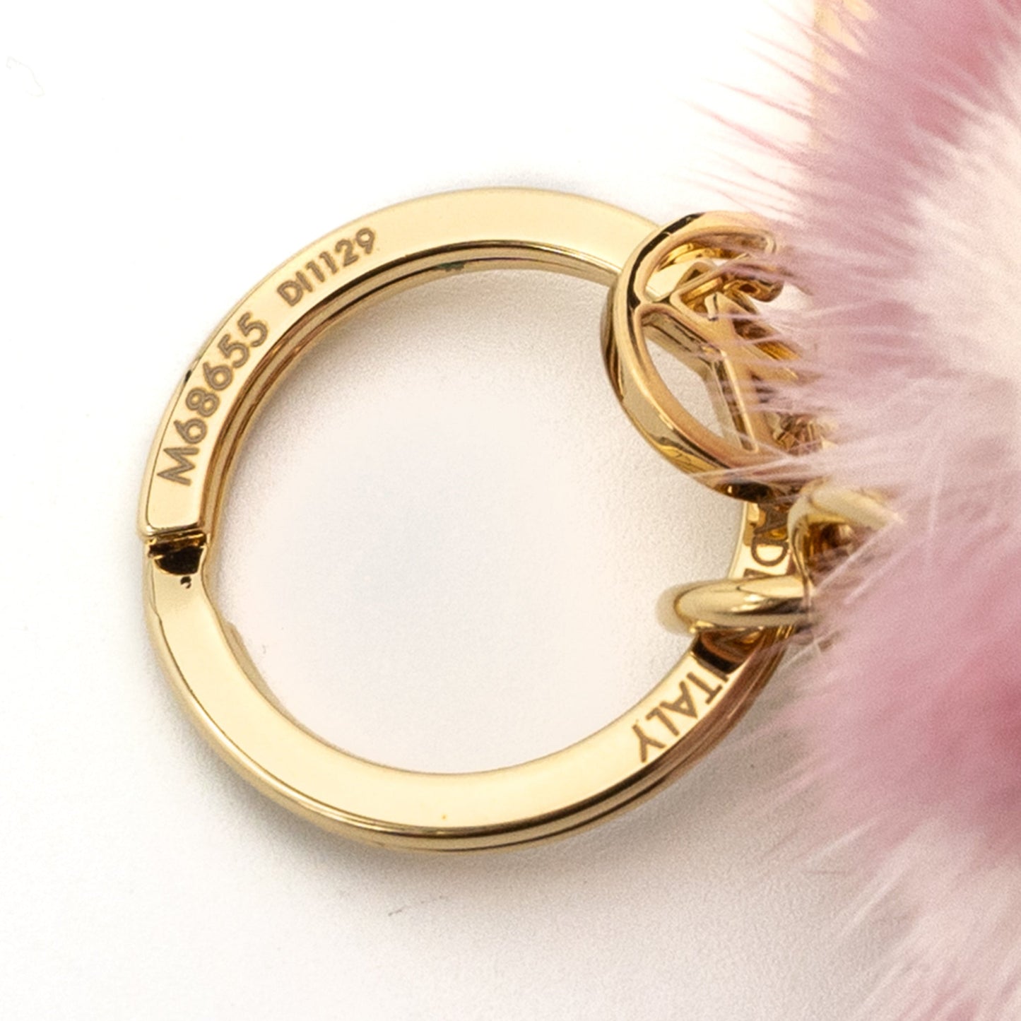 Louis Vuitton Vivienne hot air ballon Purse charm / key ring fur multicolour