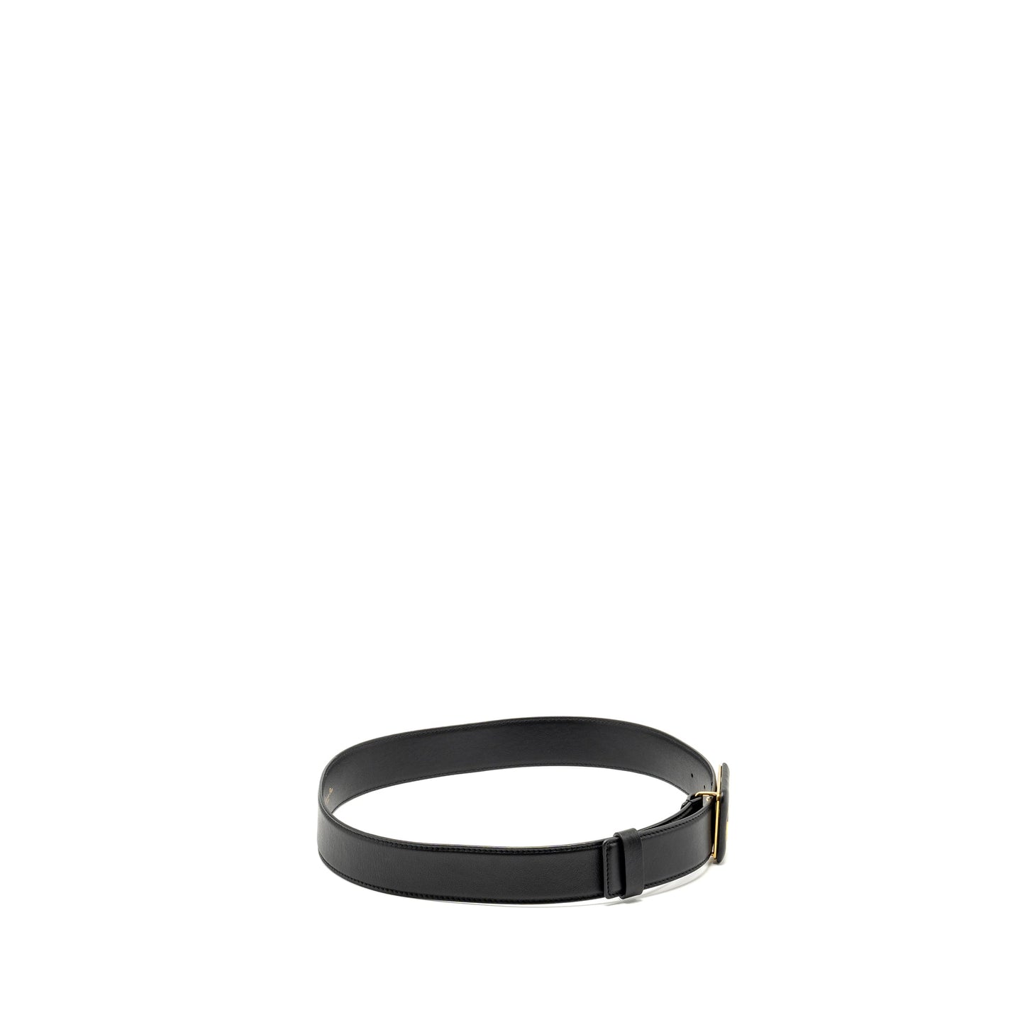 Dior size 80 30 Montaigne belt leather belt black