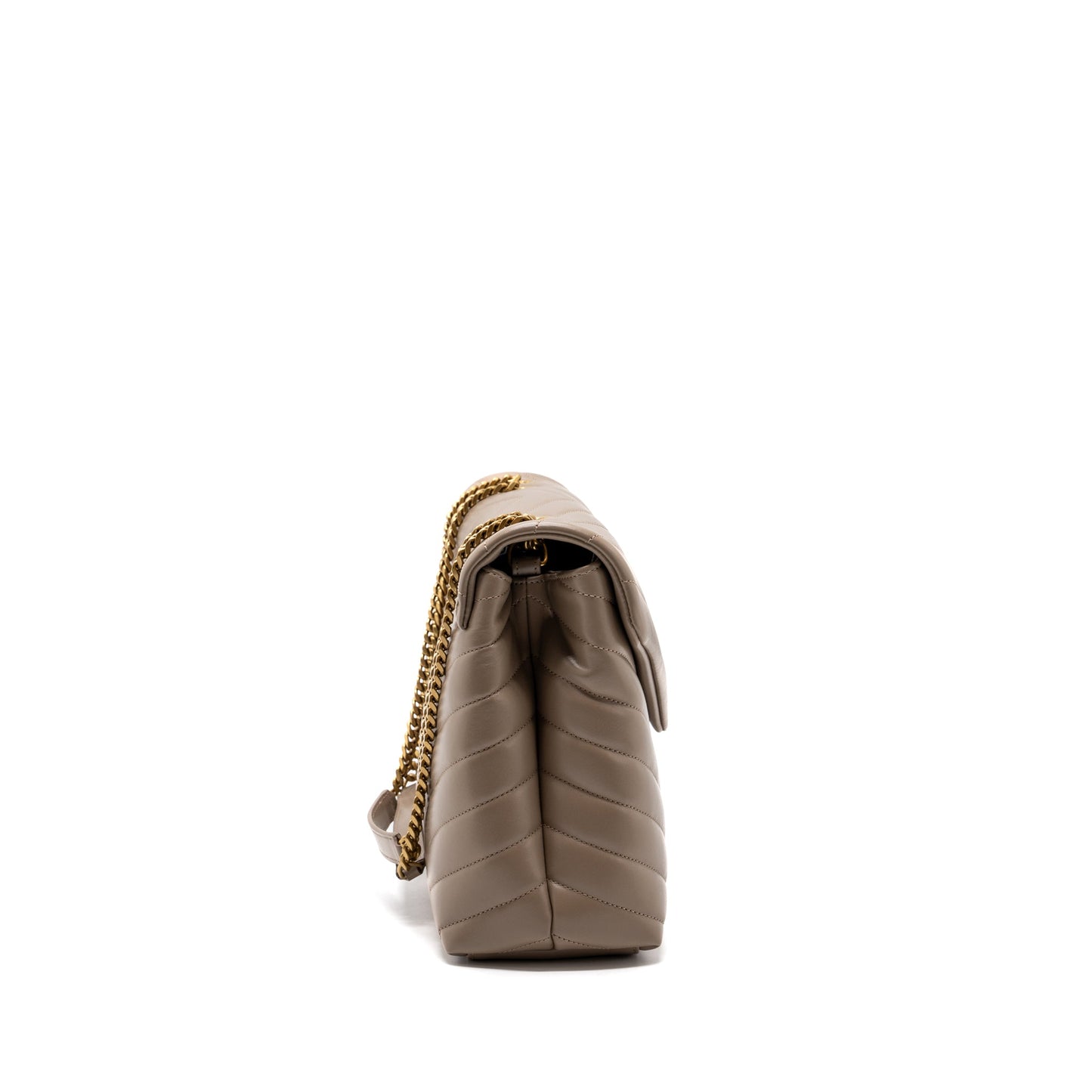 Saint Laurent Medium Loulou Mini Purse Beige
