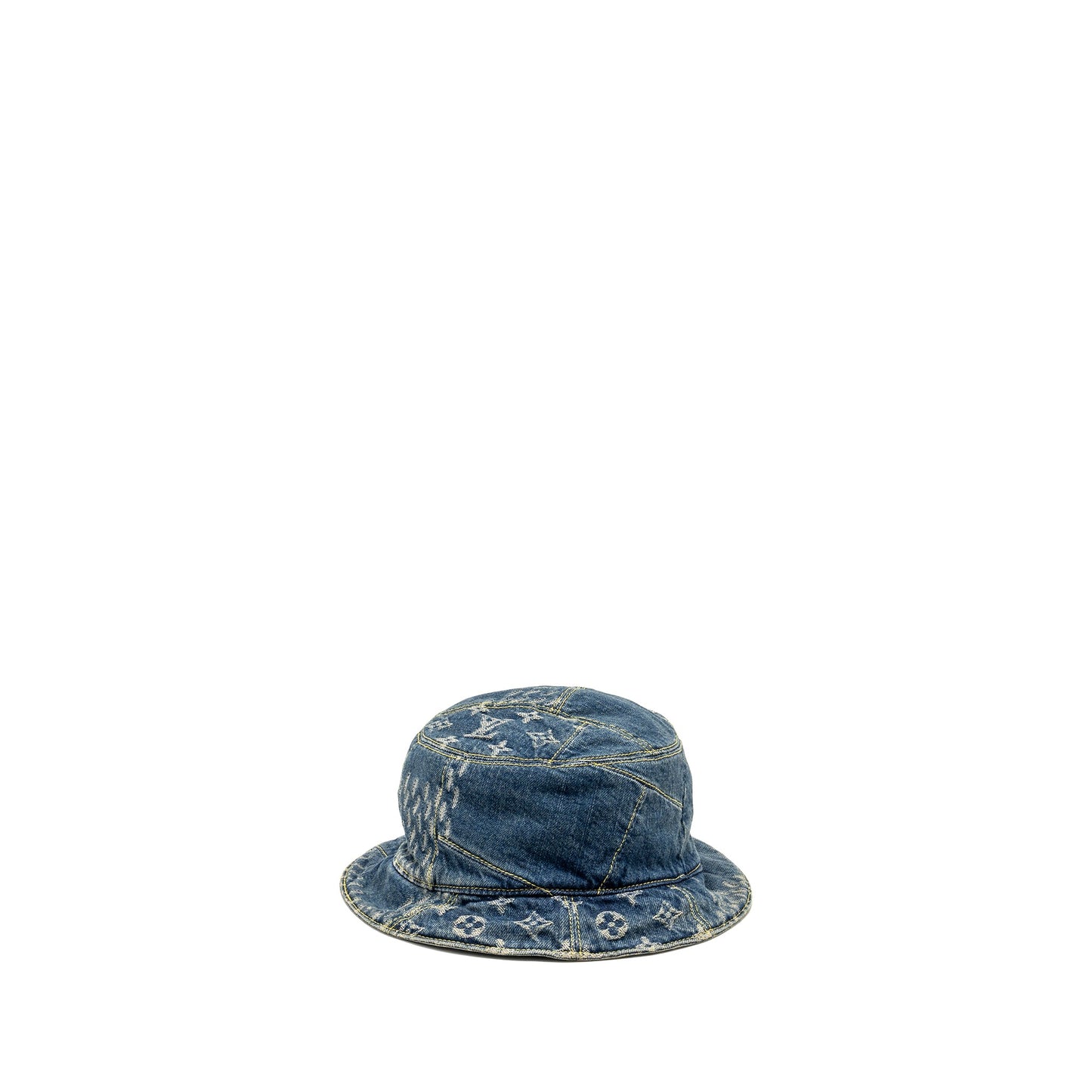 Louis Vuitton Ã Nigo Size 58 Damier Bucket Hat Denim Blue