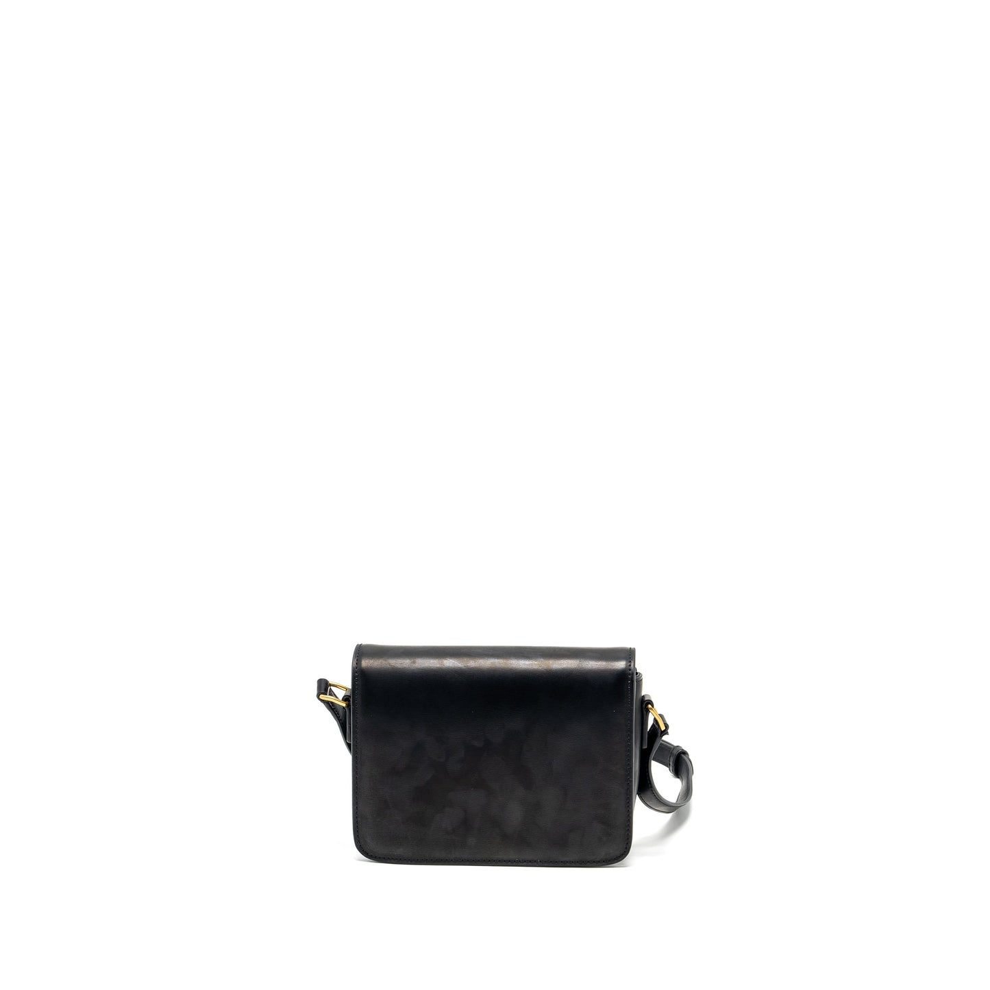 Celine Teen Triomphe Purse Calfskin Black