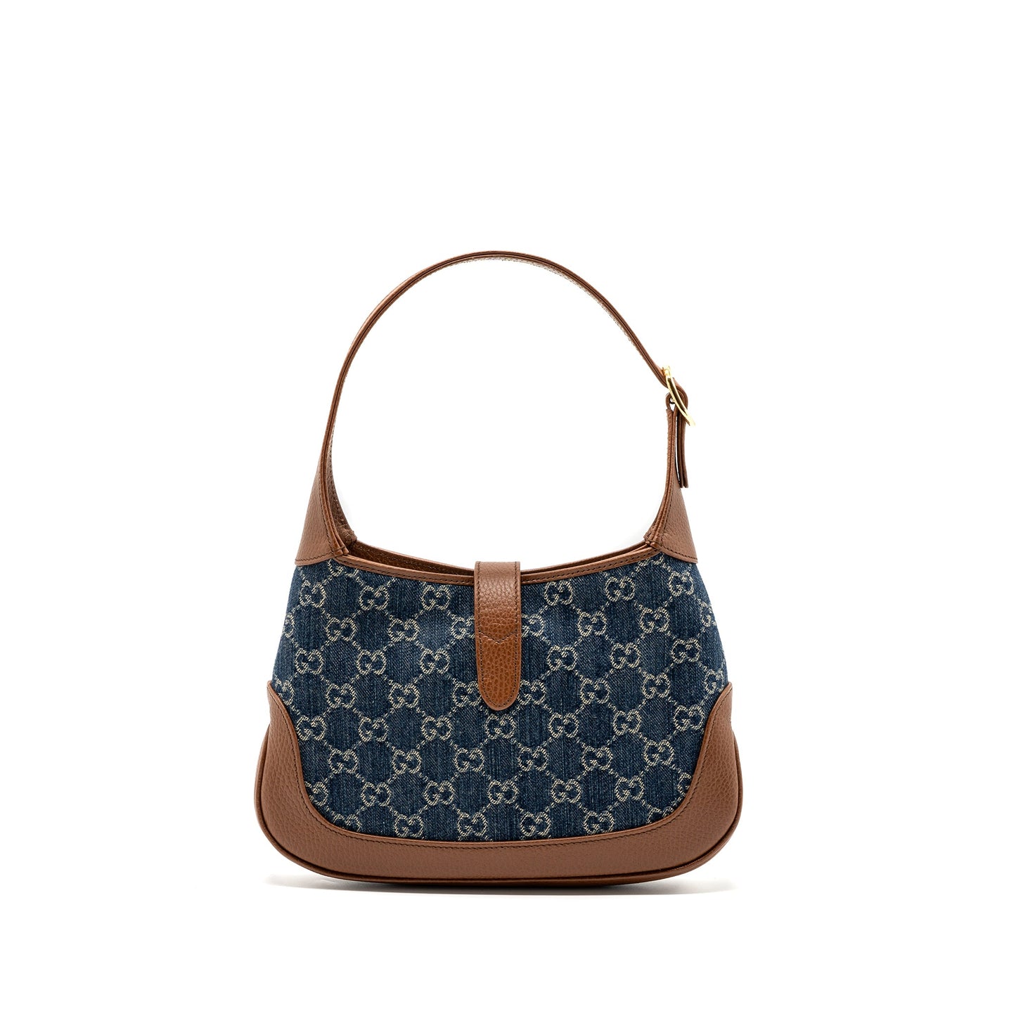 Gucci Jackie 1961 small Mini Purse calfskin blue/ brown