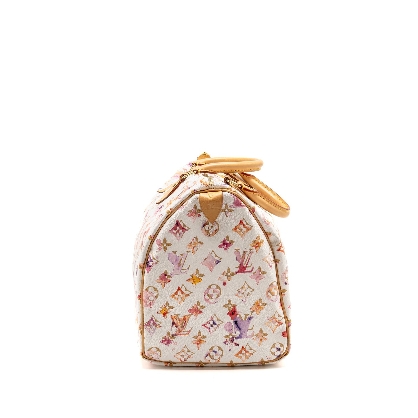 Louis Vuitton Speedy 35 Boston Purse Watercolor Monogram Canvas Multicolour