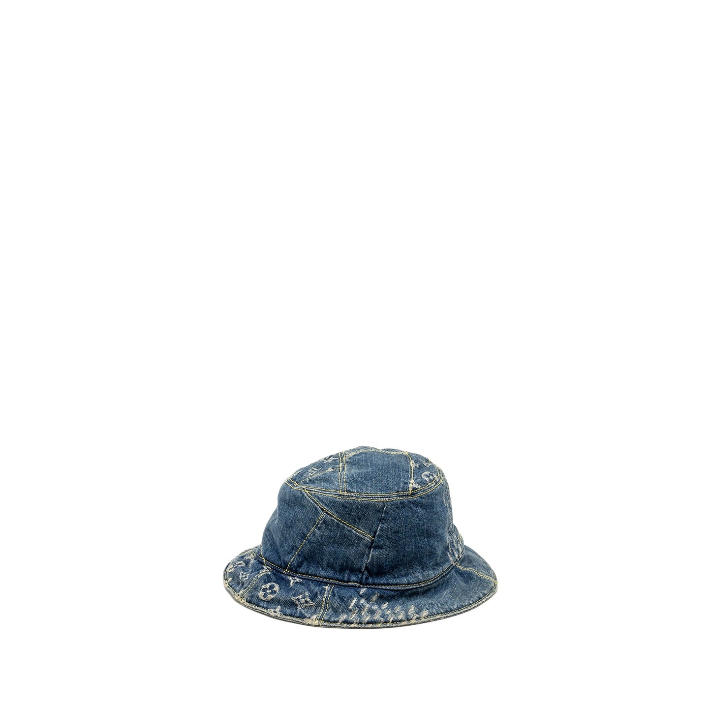 Louis Vuitton Ã Nigo Size 58 Damier Bucket Hat Denim Blue