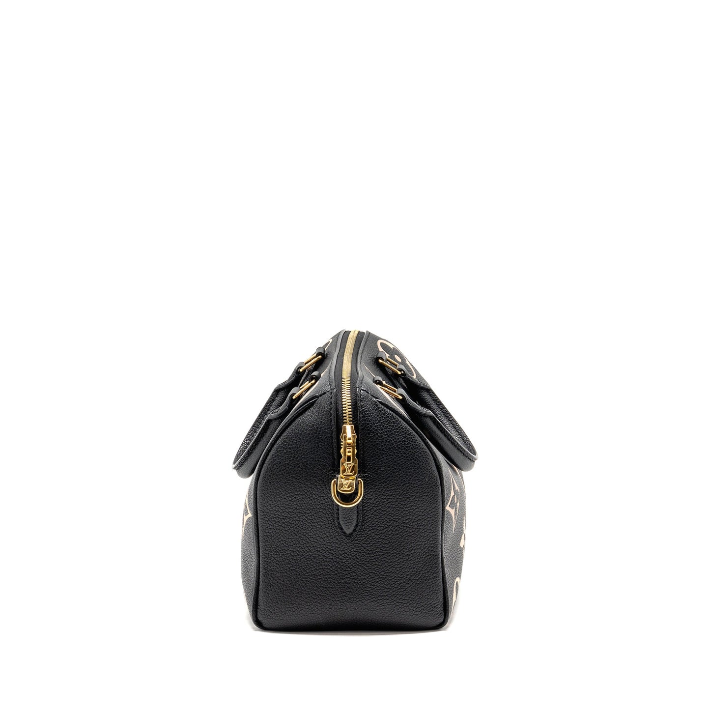 Louis Vuitton Speedy Bandouliere 25 Bicolour Monogram Empreinte Leather Black/Beige
