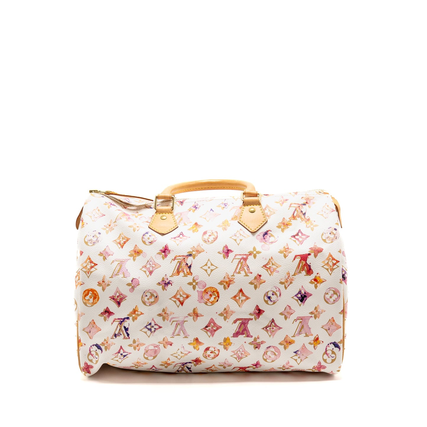 Louis Vuitton Speedy 35 Boston Purse Watercolor Monogram Canvas Multicolour