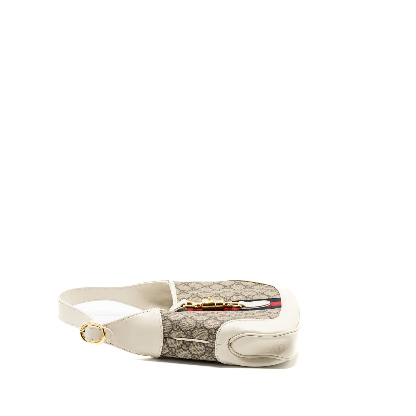 Gucci Jackie 1961 small Mini Purse calfskin white multicolour