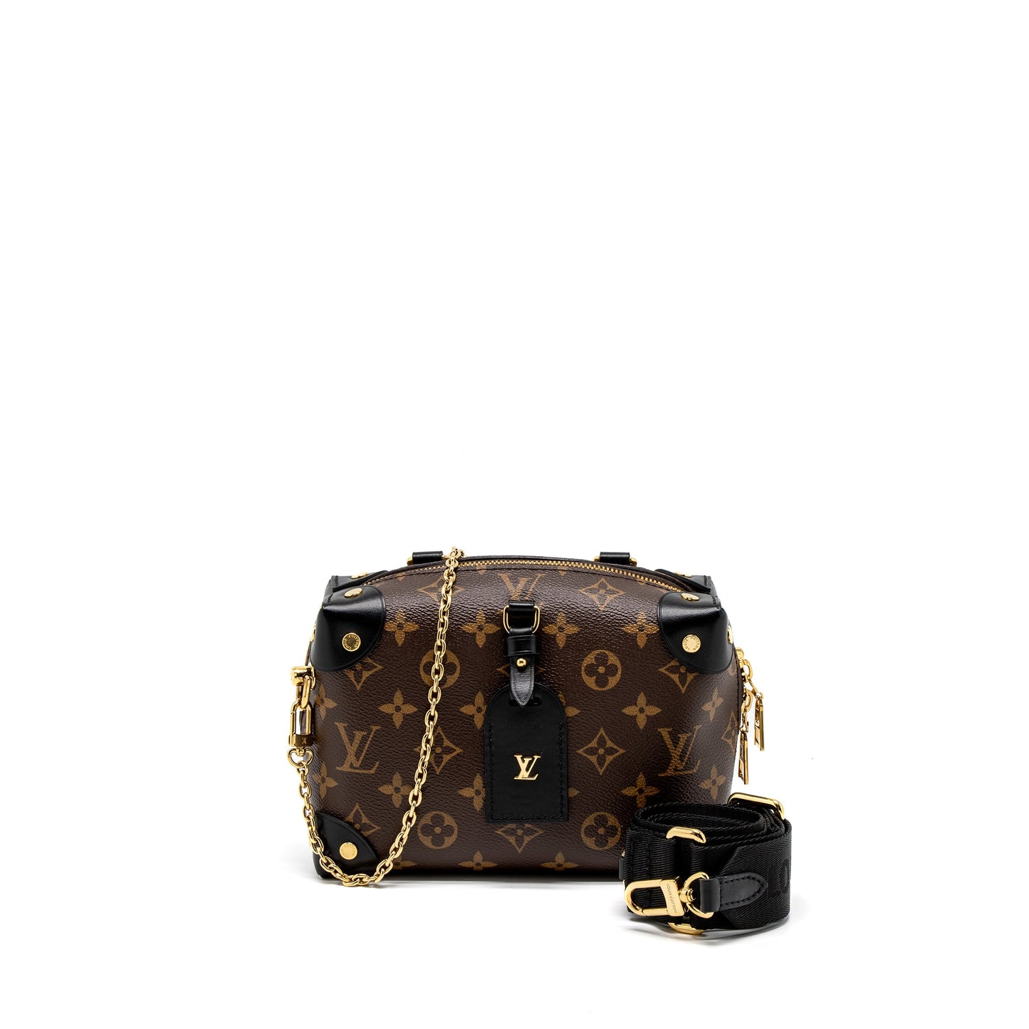 Louis Vuitton Petite Malle Souple Monogram Canvas Black (New Version)
