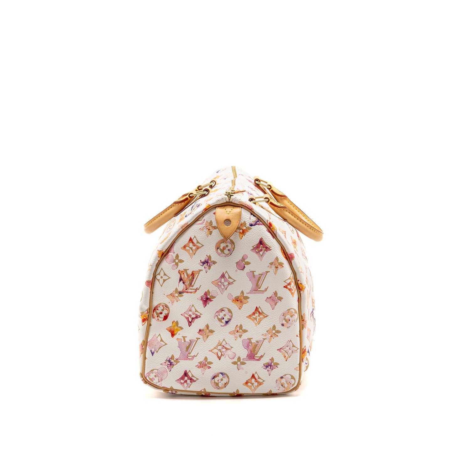 Louis Vuitton Speedy 35 Boston Purse Watercolor Monogram Canvas Multicolour