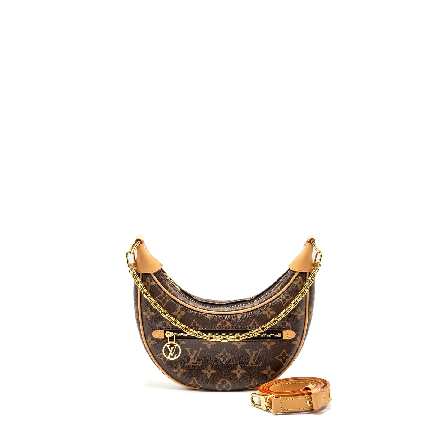 Louis Vuitton Half-moon Loop Baguette Monogram Canvas
