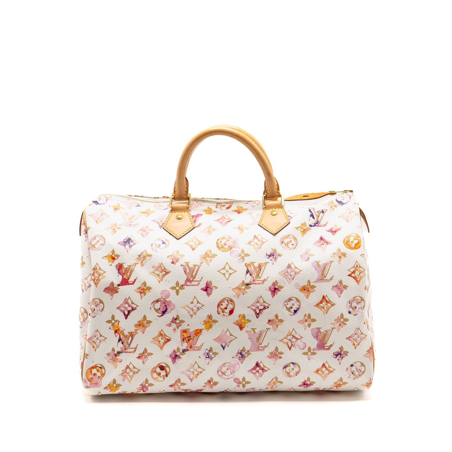 Louis Vuitton Speedy 35 Boston Purse Watercolor Monogram Canvas Multicolour