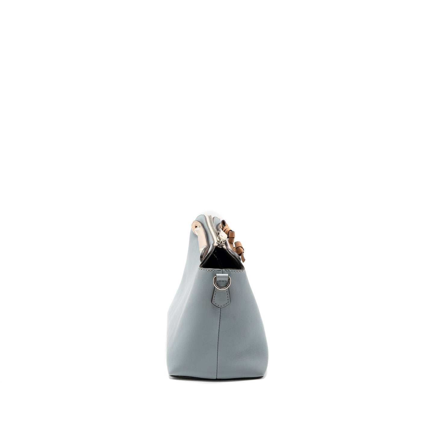Fendi by the way calfskin multicolour light blue / pink