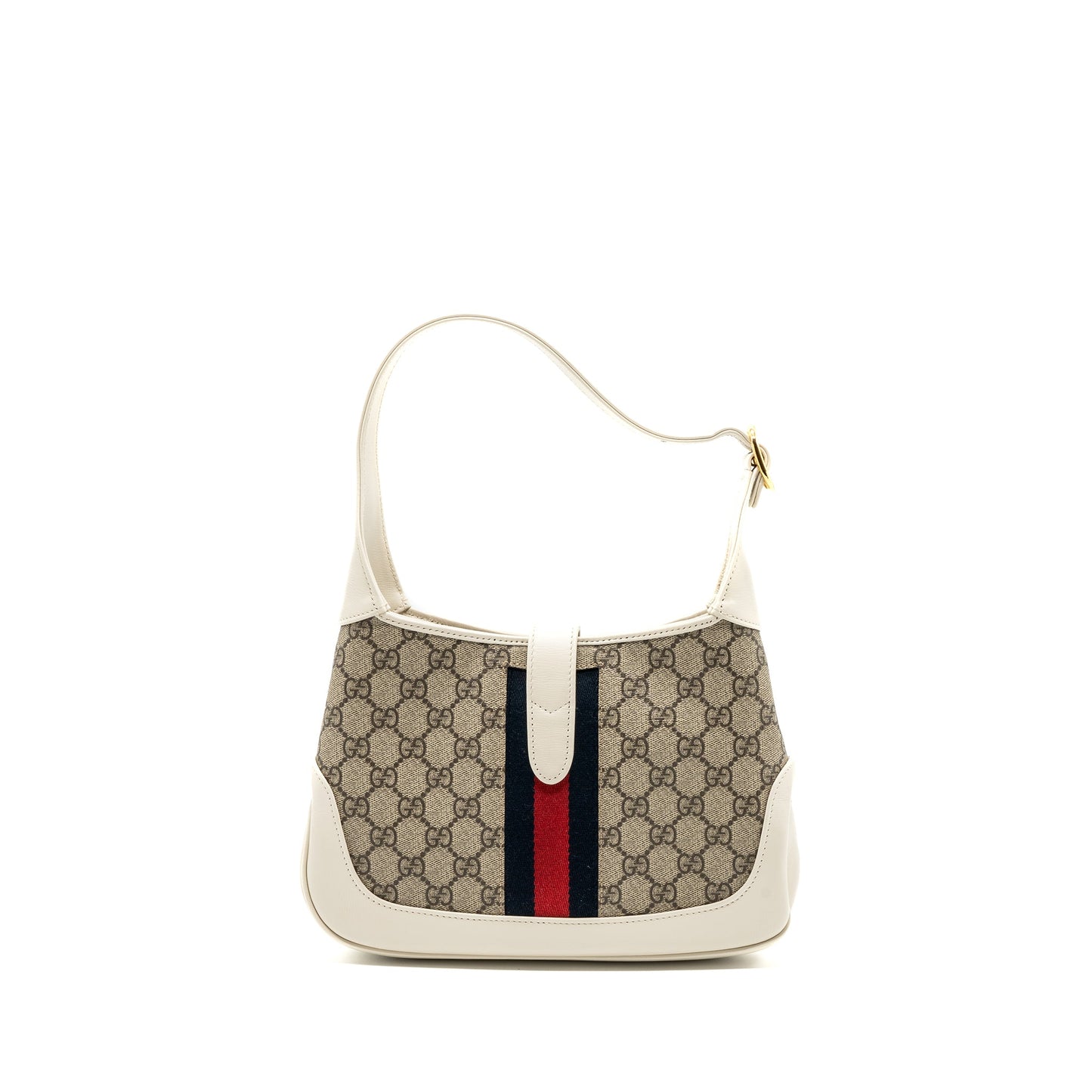 Gucci Jackie 1961 small Mini Purse calfskin white multicolour