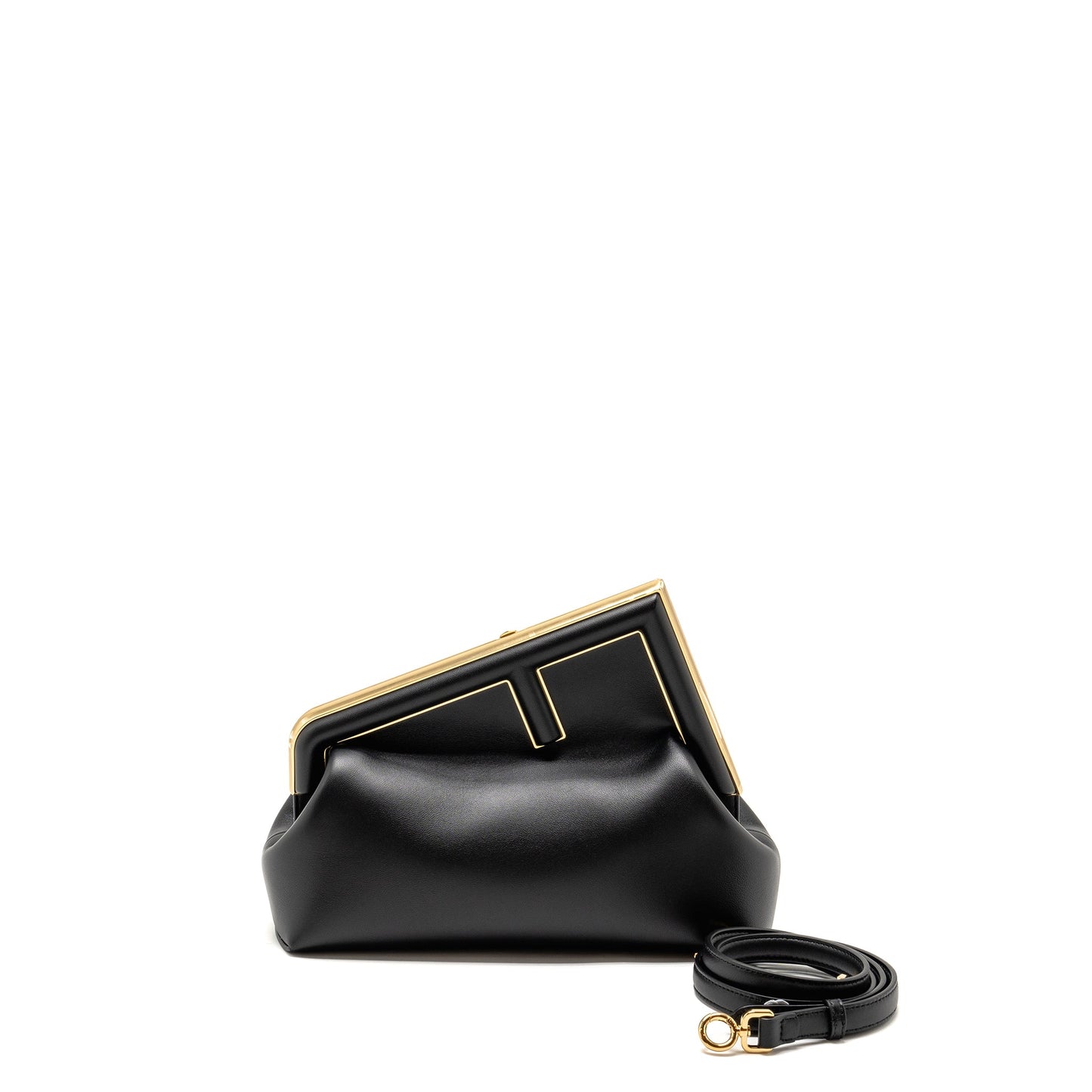 Fendi Medium Fendi First Purse Nappa Black