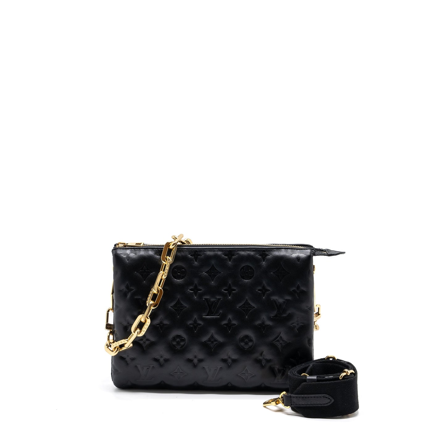 Louis Vuitton Coussin Monogram Empreinte Lambskin Black (New Version)
