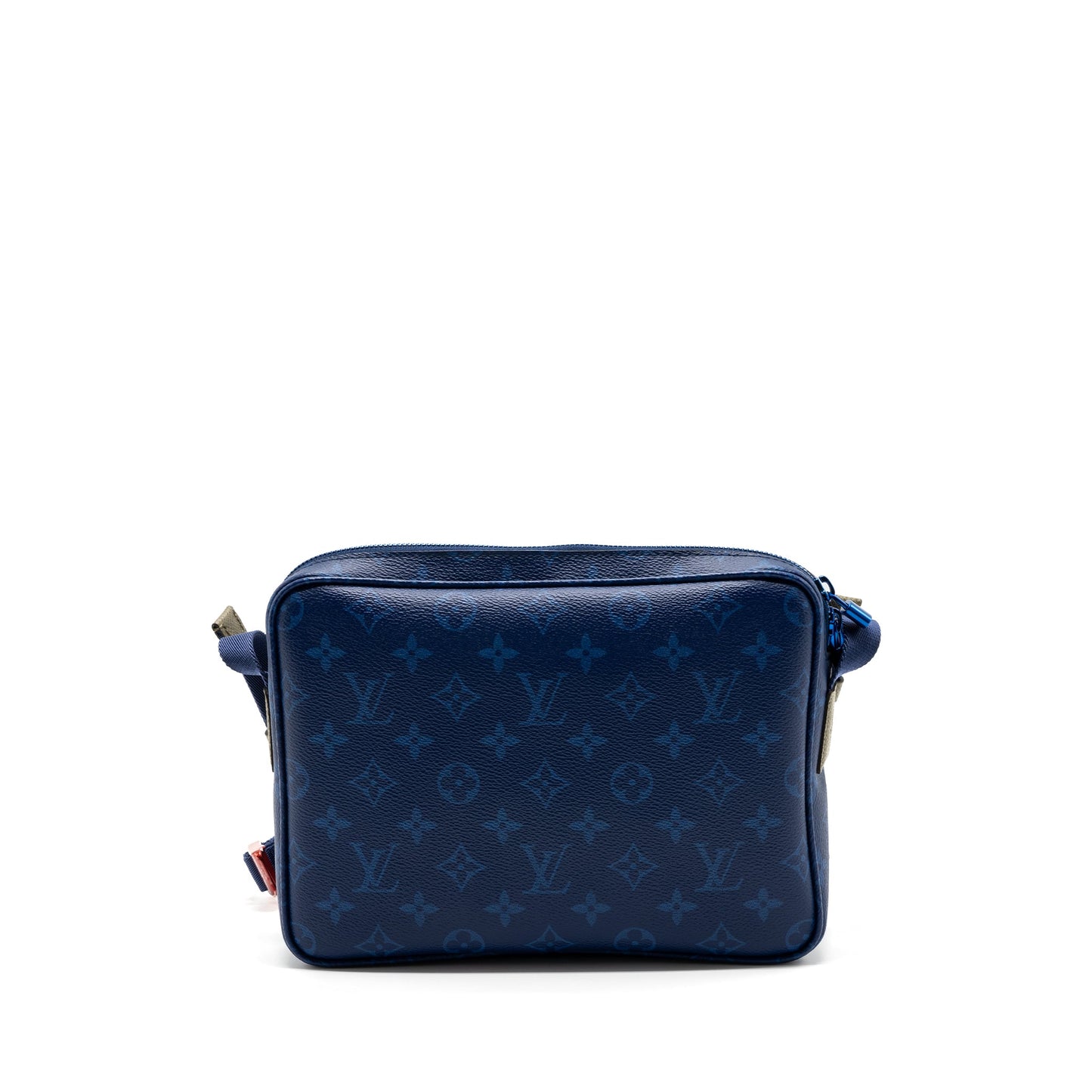 Louis Vuitton Messenger Purse Monogram Canvas Pacific Blue/ Multicolour Hardware