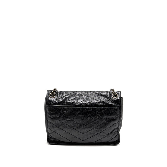 Saint Laurent Medium Niki Calfskin Black