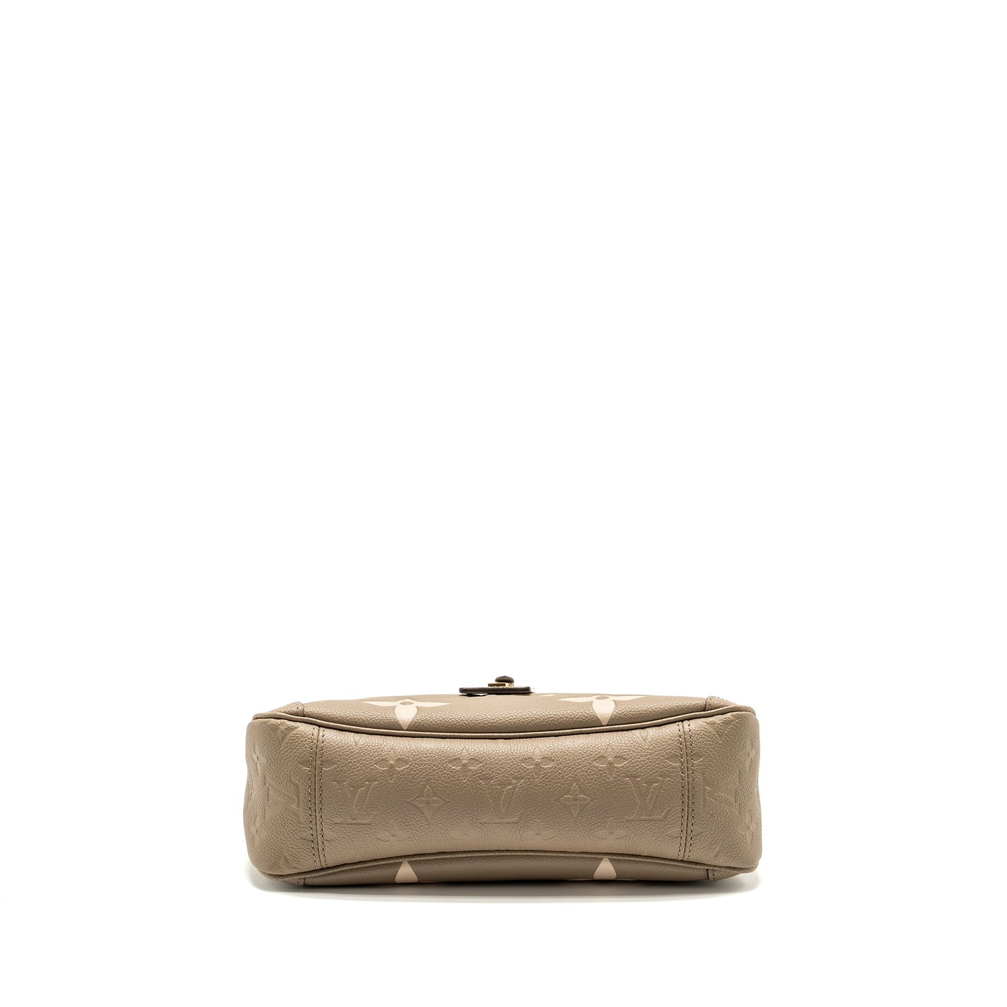 Louis Vuitton Trianon Tote Purse Monogram Empreinte Tourterelle/CrÃ¨me Beige