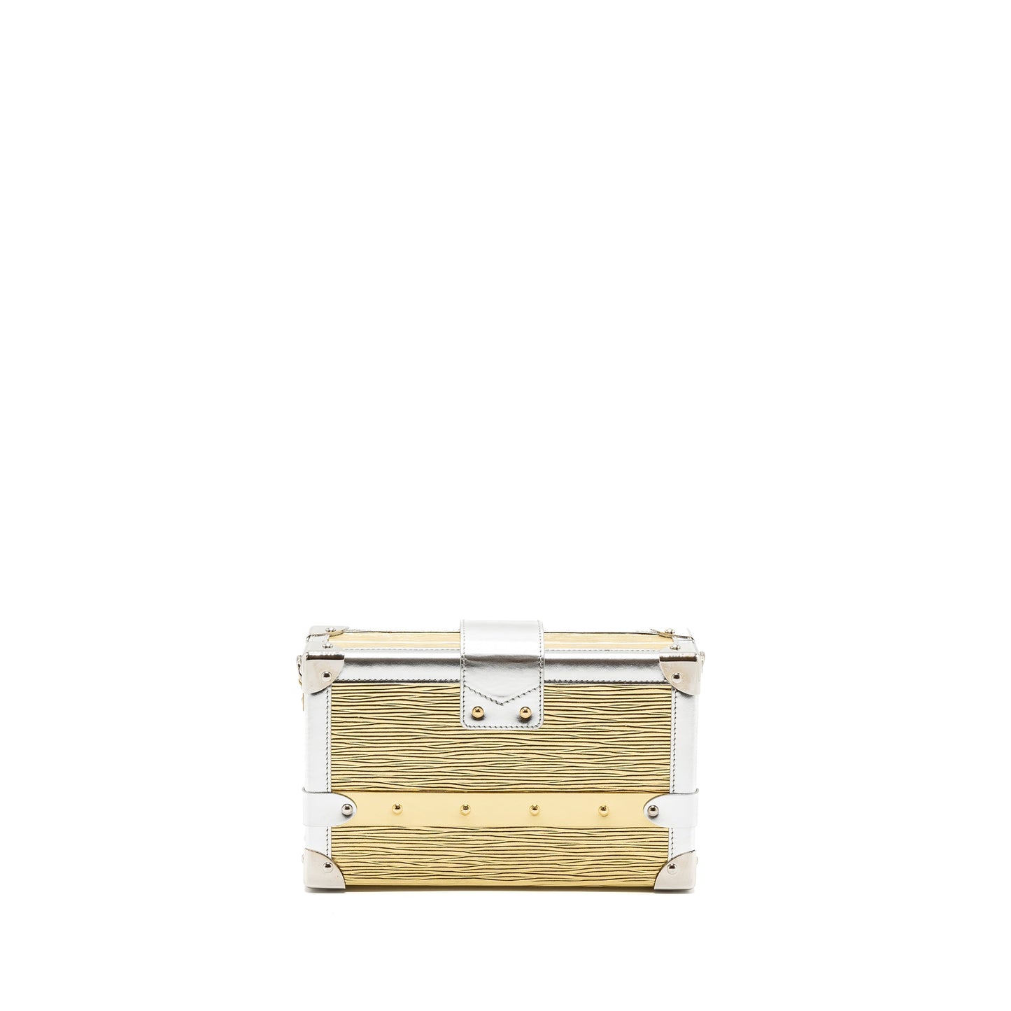 Louis Vuitton petit Malle epi gold / silver