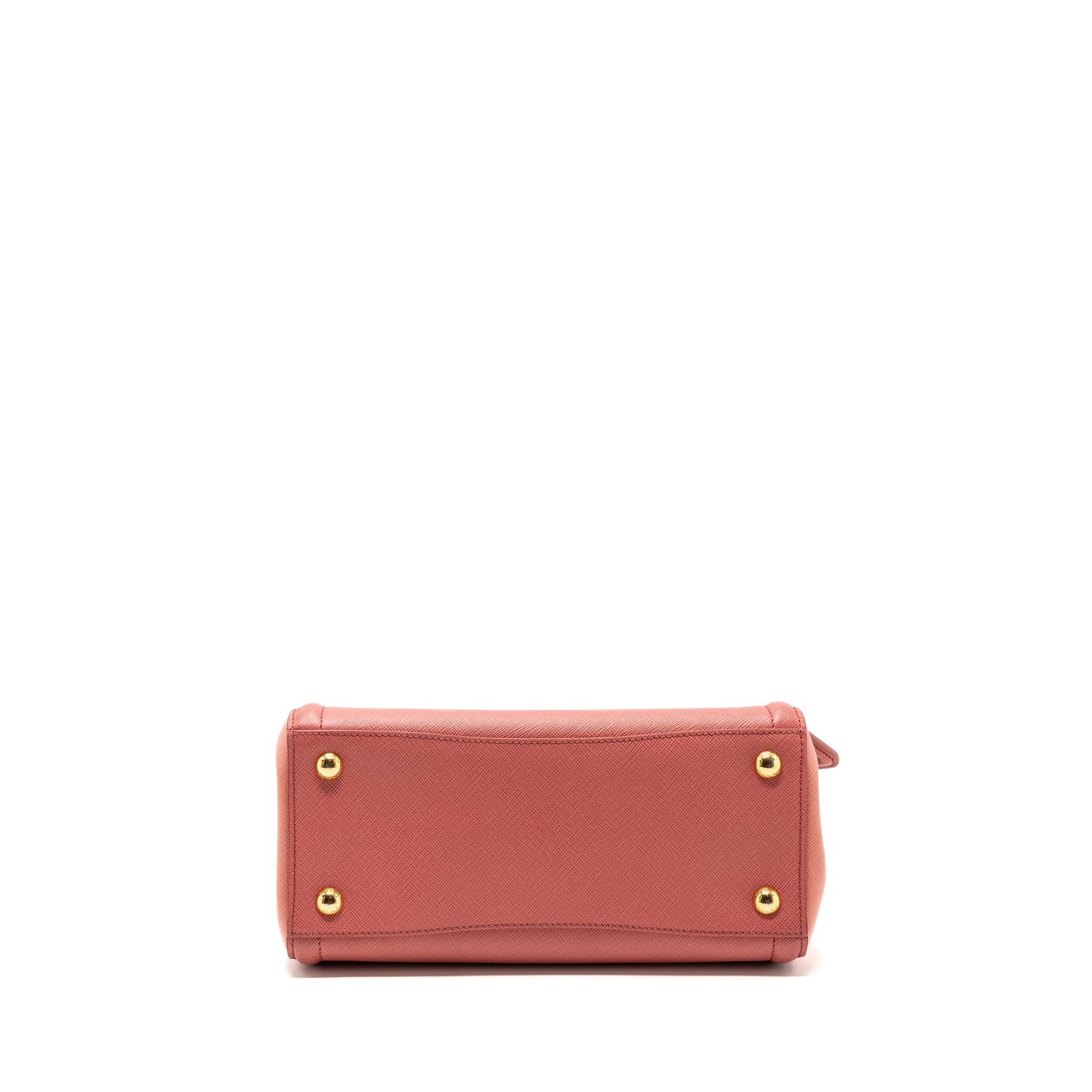 Prada top handle small tote Purse saffiano calfskin pink