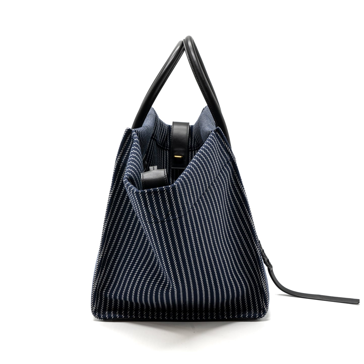 Celine phantom luggage Purse canvas / leather dark blue / black