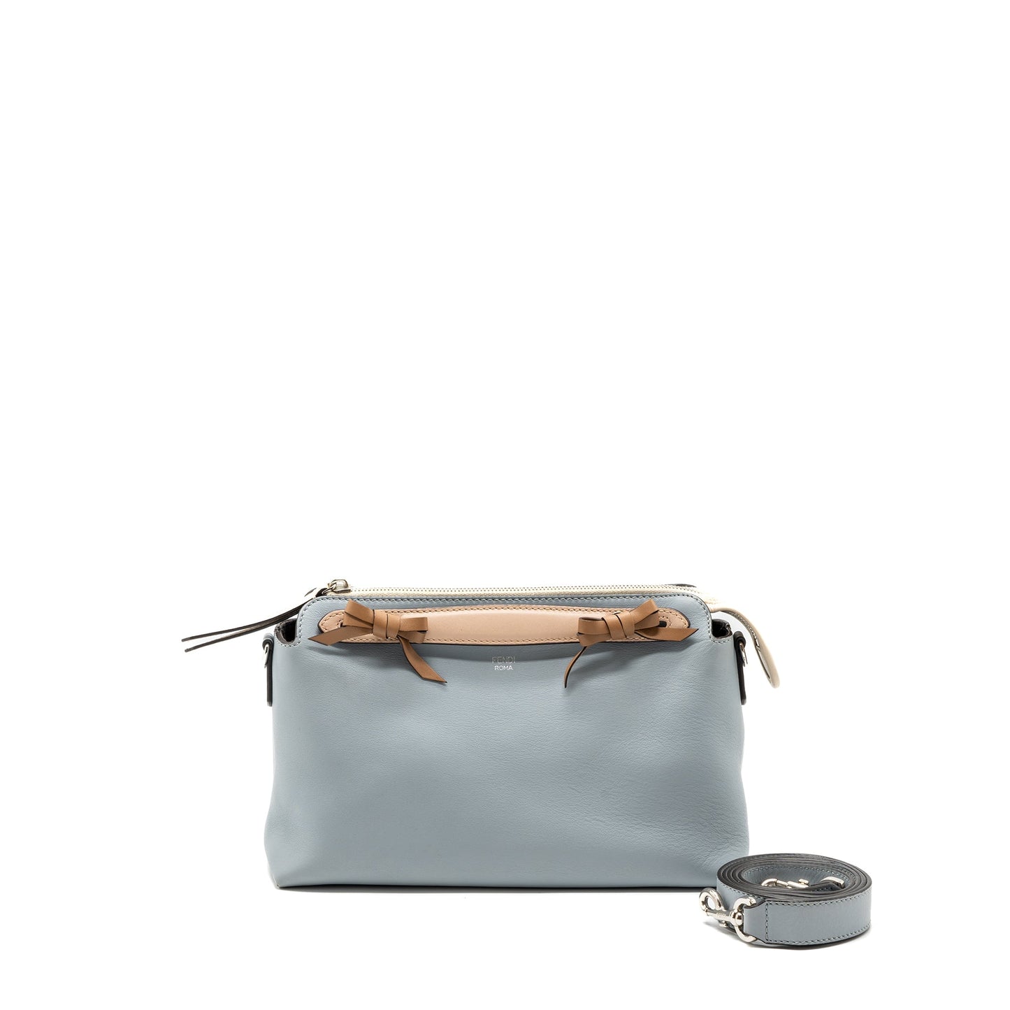 Fendi by the way calfskin multicolour light blue / pink