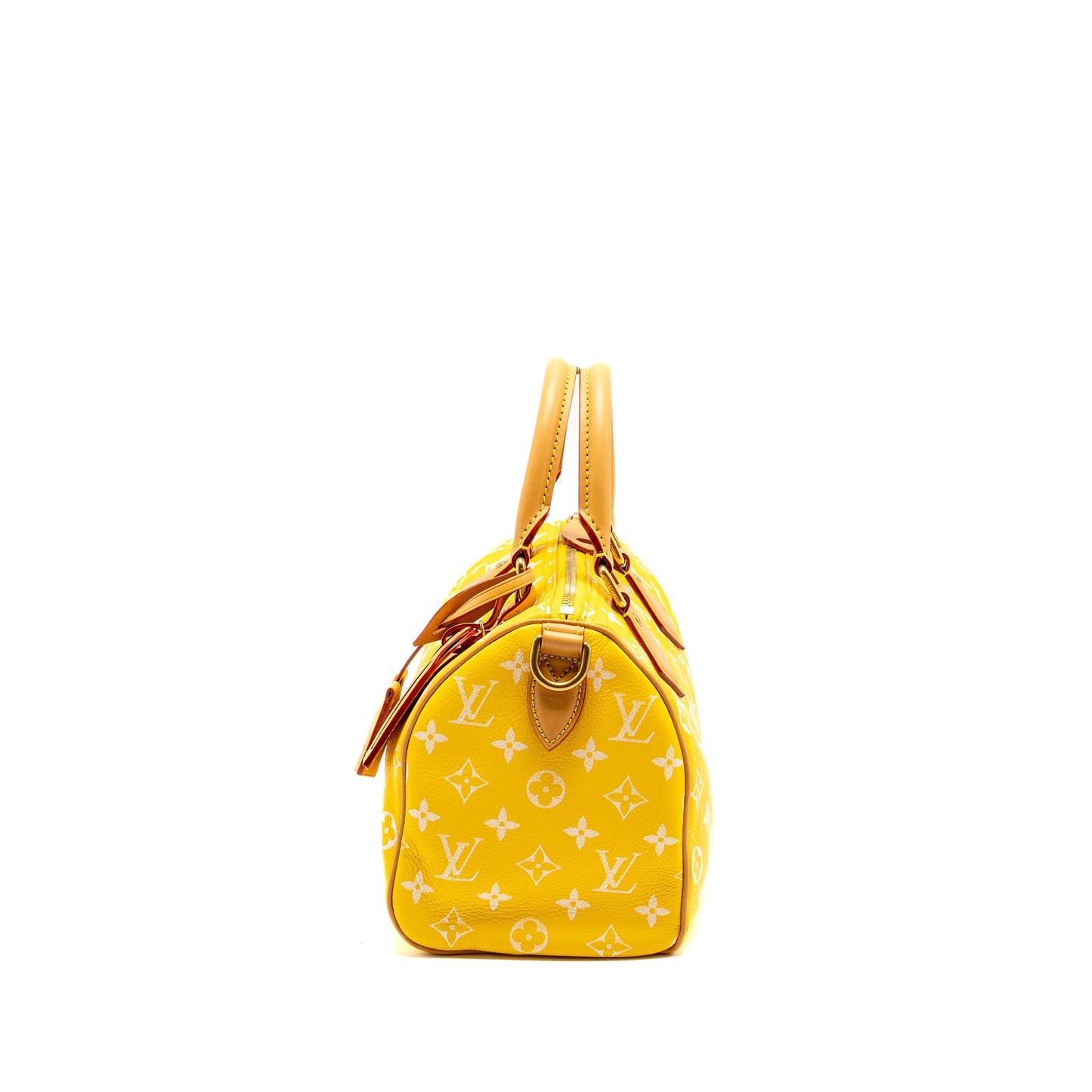 LOUIS VUITTON Speedy P9 BandouliÃ¨re 25 Monogram Soft Calfskin Jaune Mat