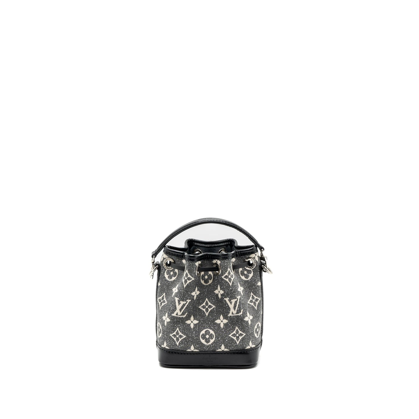 Louis Vuitton nano noe jacquard denim black multicolour (New Version)