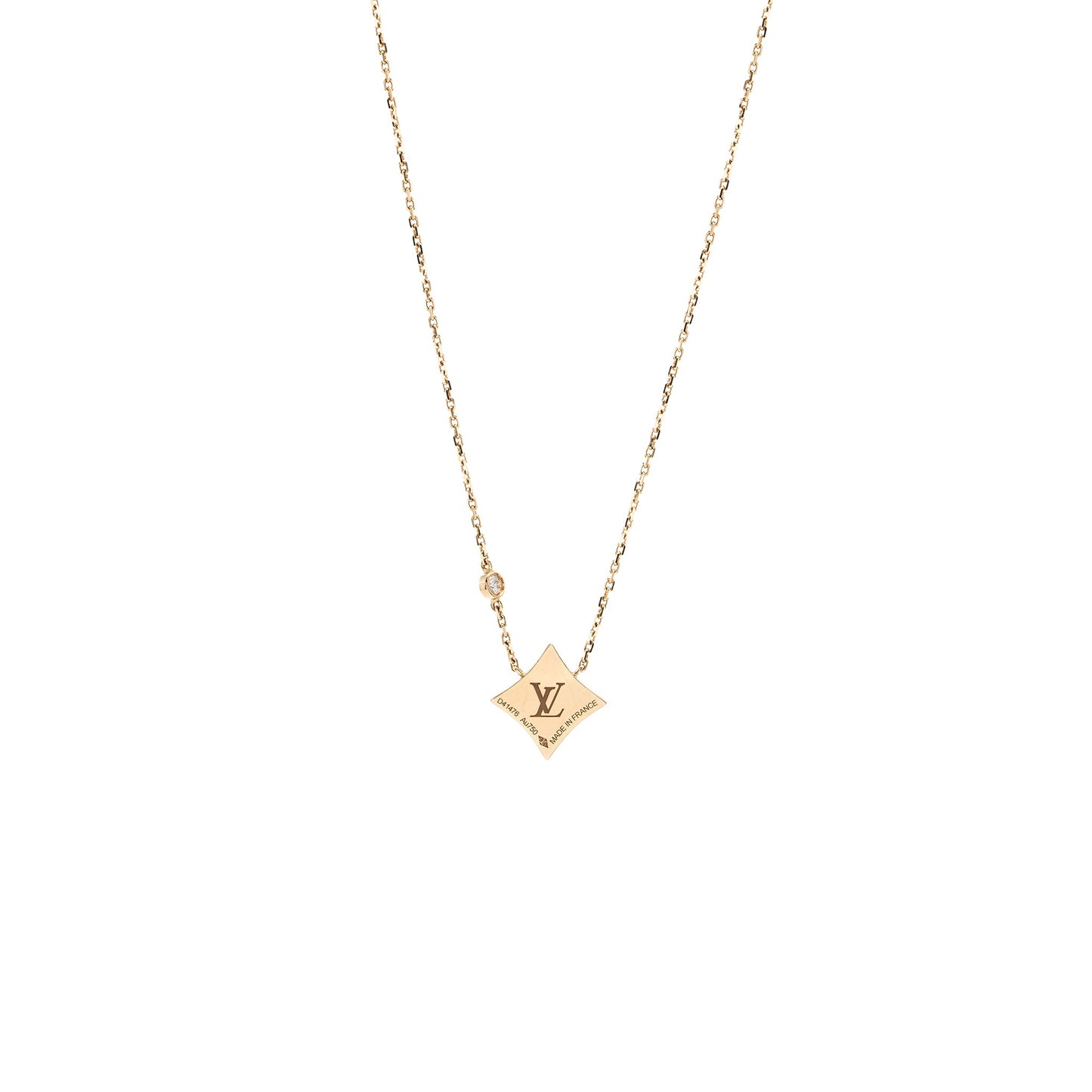 Louis Vuitton Color Blossom Star Pendant Pink Gold Mother Of Pearl/Diamond