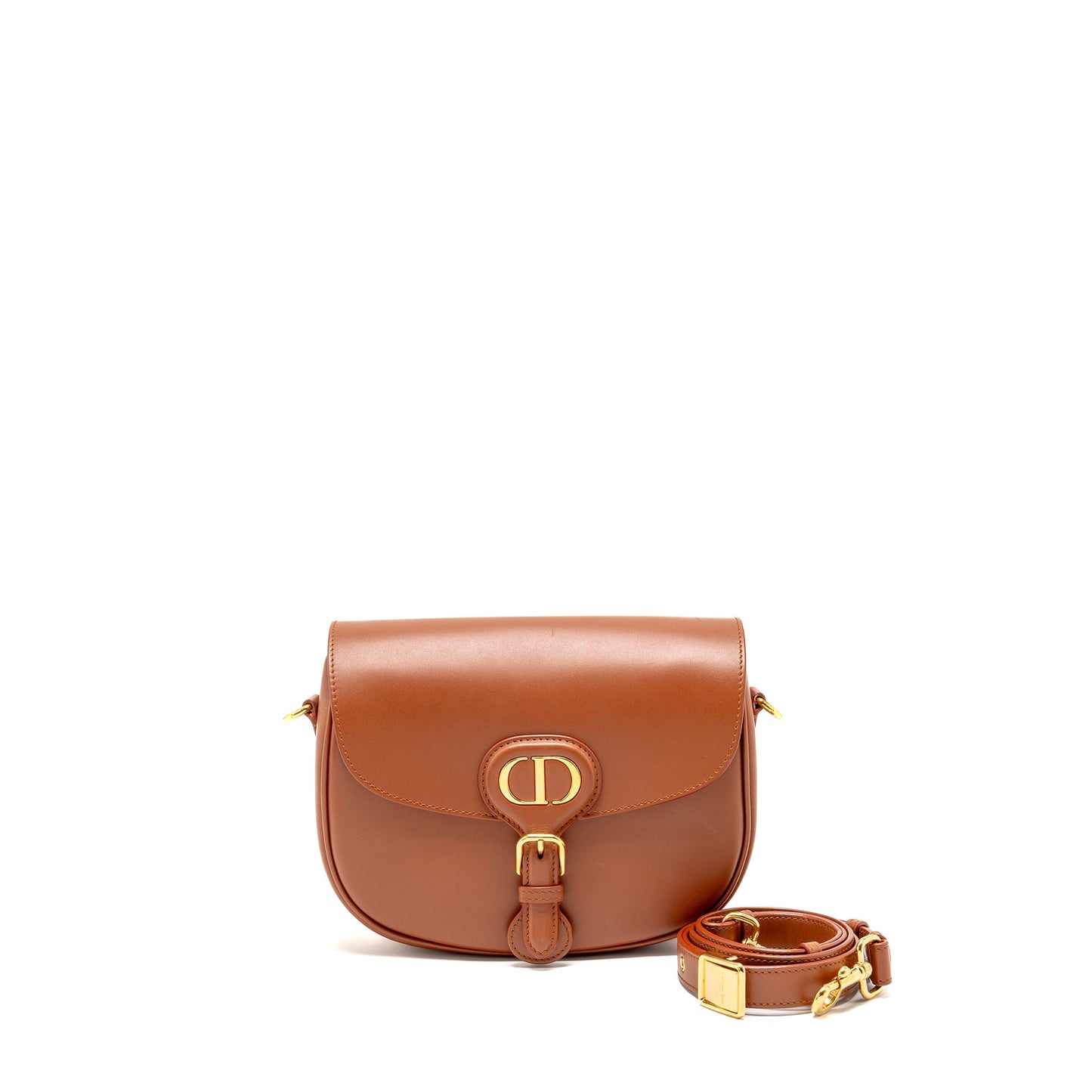 Dior Medium Dior Bobby Purse Calfskin Dark Tan