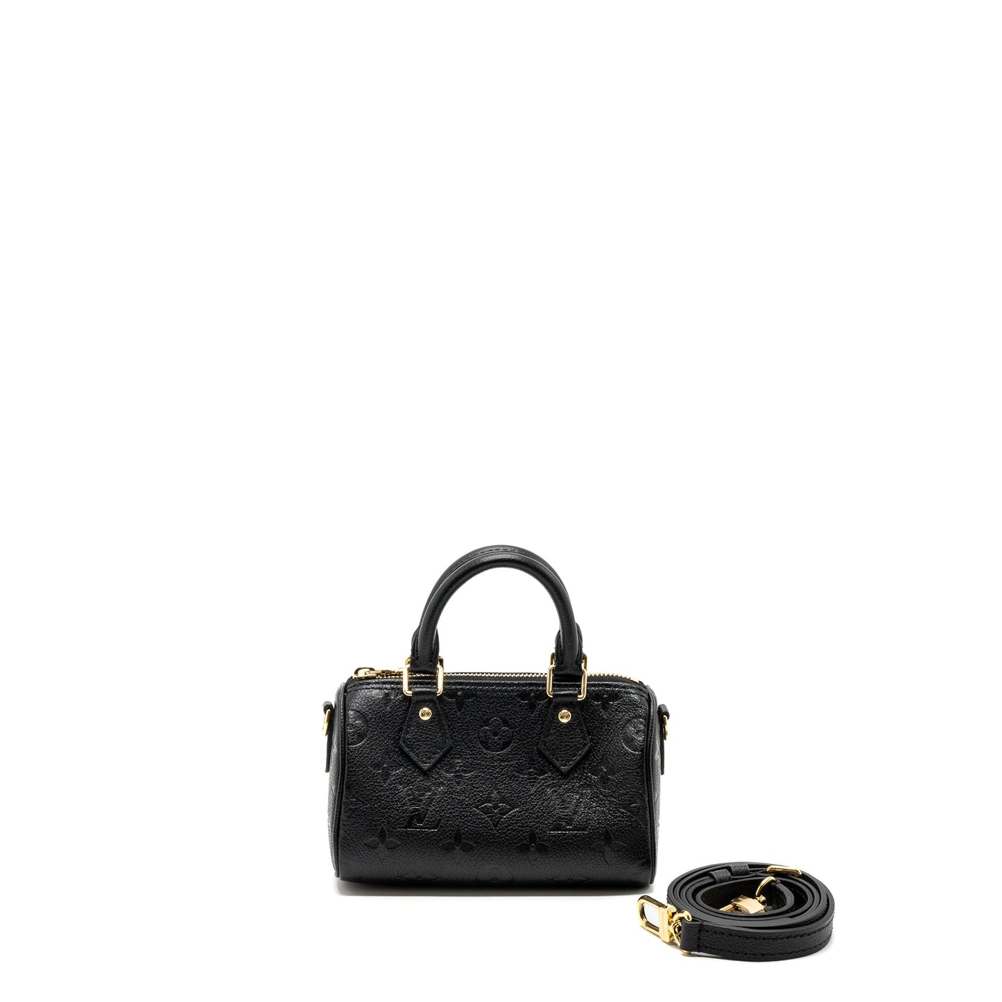 Louis Vuitton Nano Speedy Monogram Empreinte Black (new version)