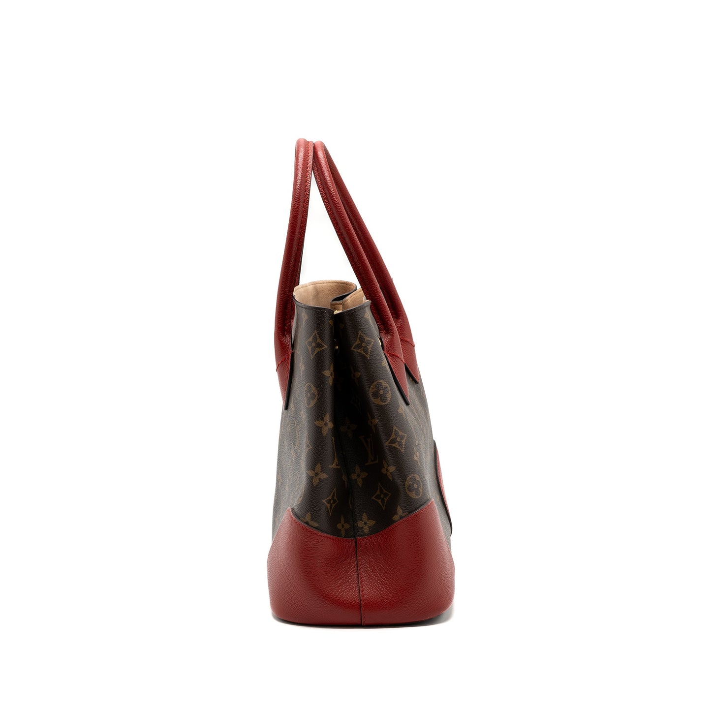 Louis Vuitton top handle tote Purse monogram canvas / red