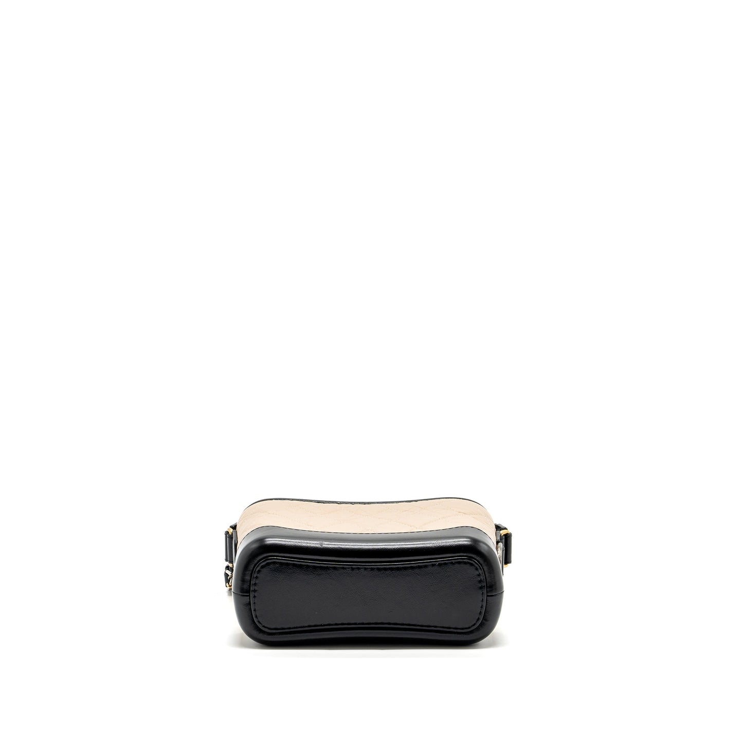 Chanel Small Gabrielle Hobo Bag Aged Calfskin Beige/Black Multicolour Hardware