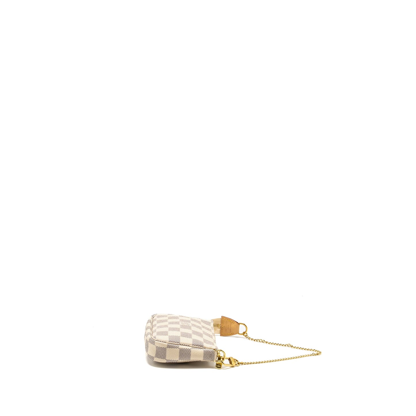 Louis Vuitton Mini Pochette Accessories Damier Azur Canvas