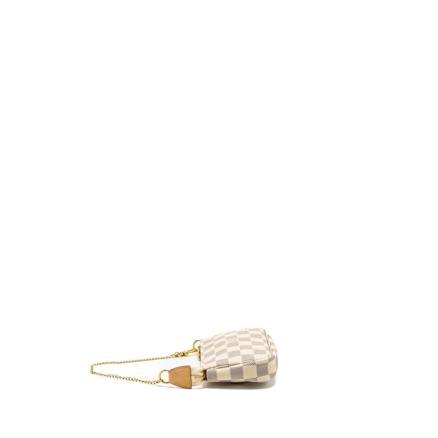 Louis Vuitton Mini Pochette Accessories Damier Azur Canvas