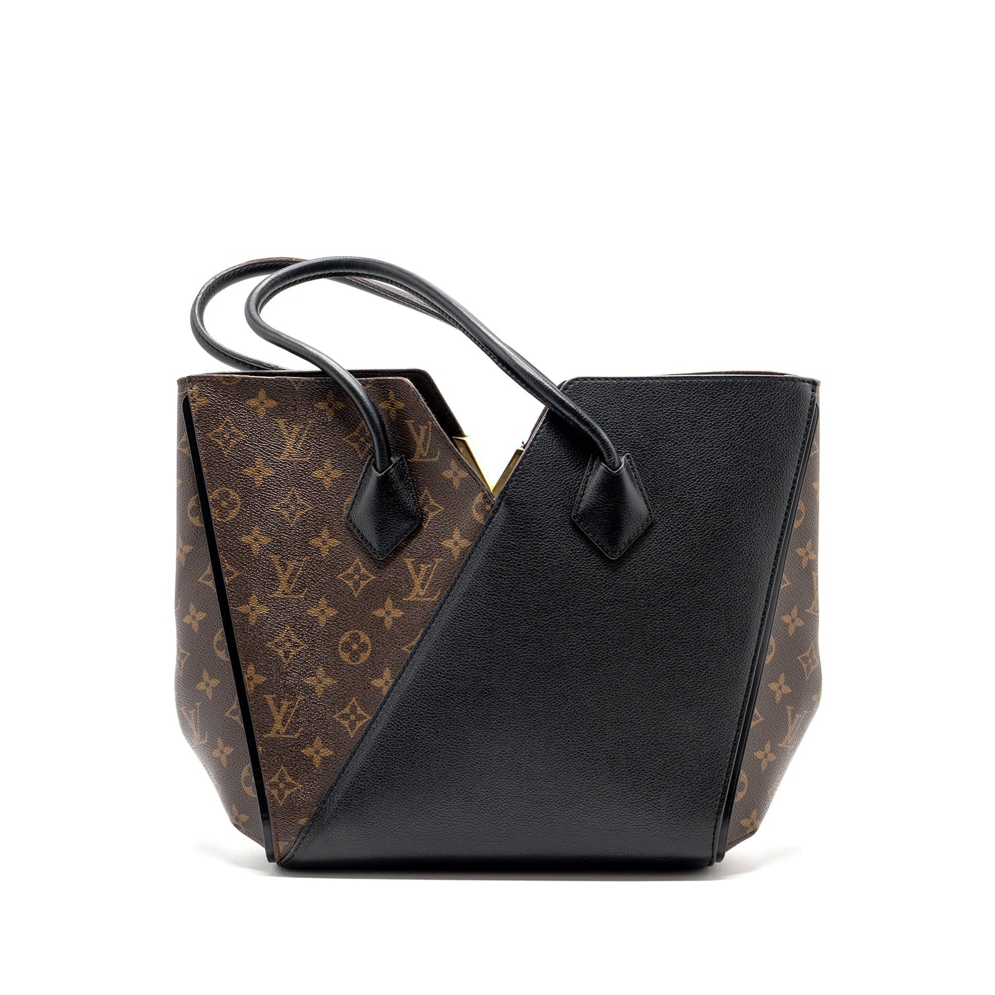 Louis Vuitton kimono tote Purse leather / monogram Canvas