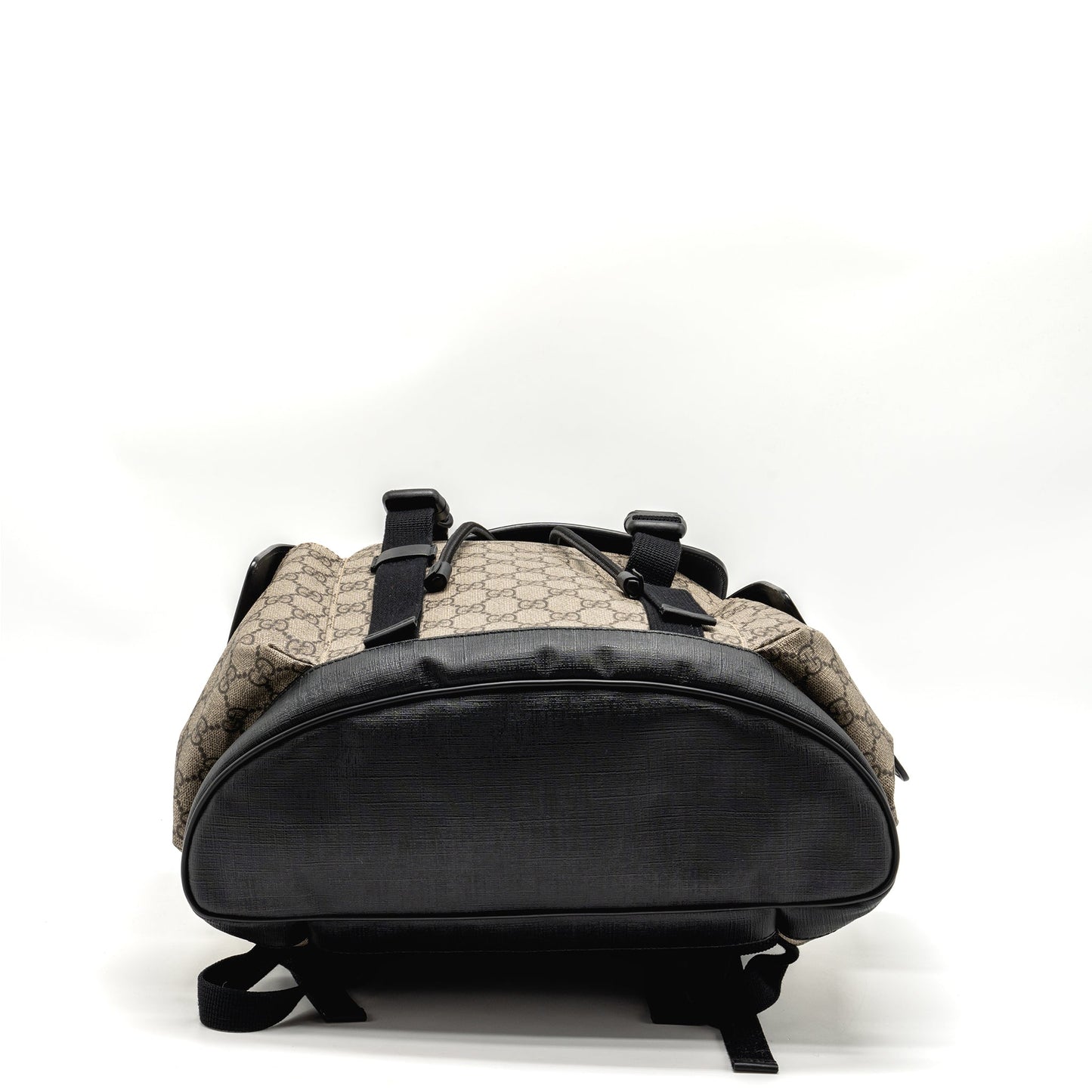 Gucci Soft Double Buckle Backpack Supreme Canvas