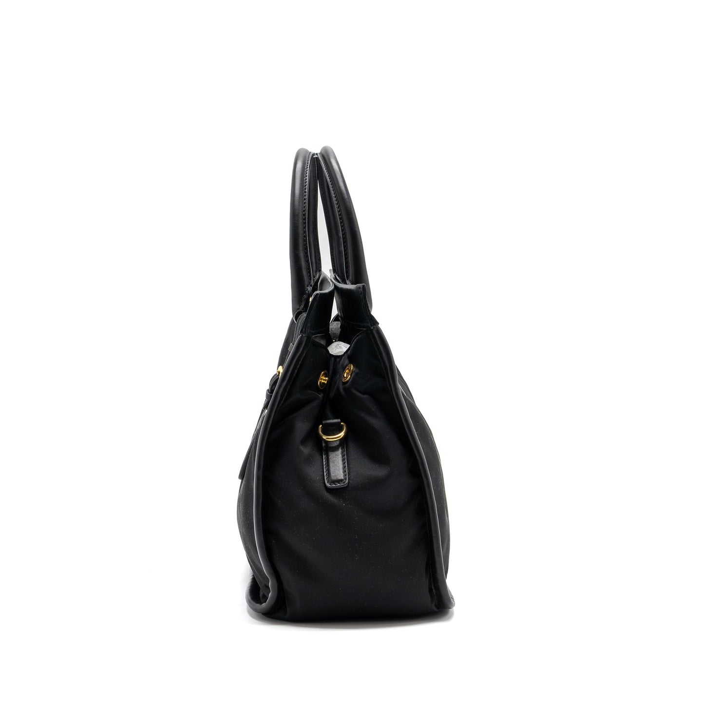 Prada tote Purse nylon / leather black