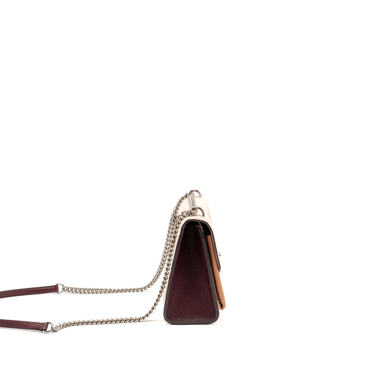 Louis Vuitton Mylockme Calfskin Burgundy/White/Pink