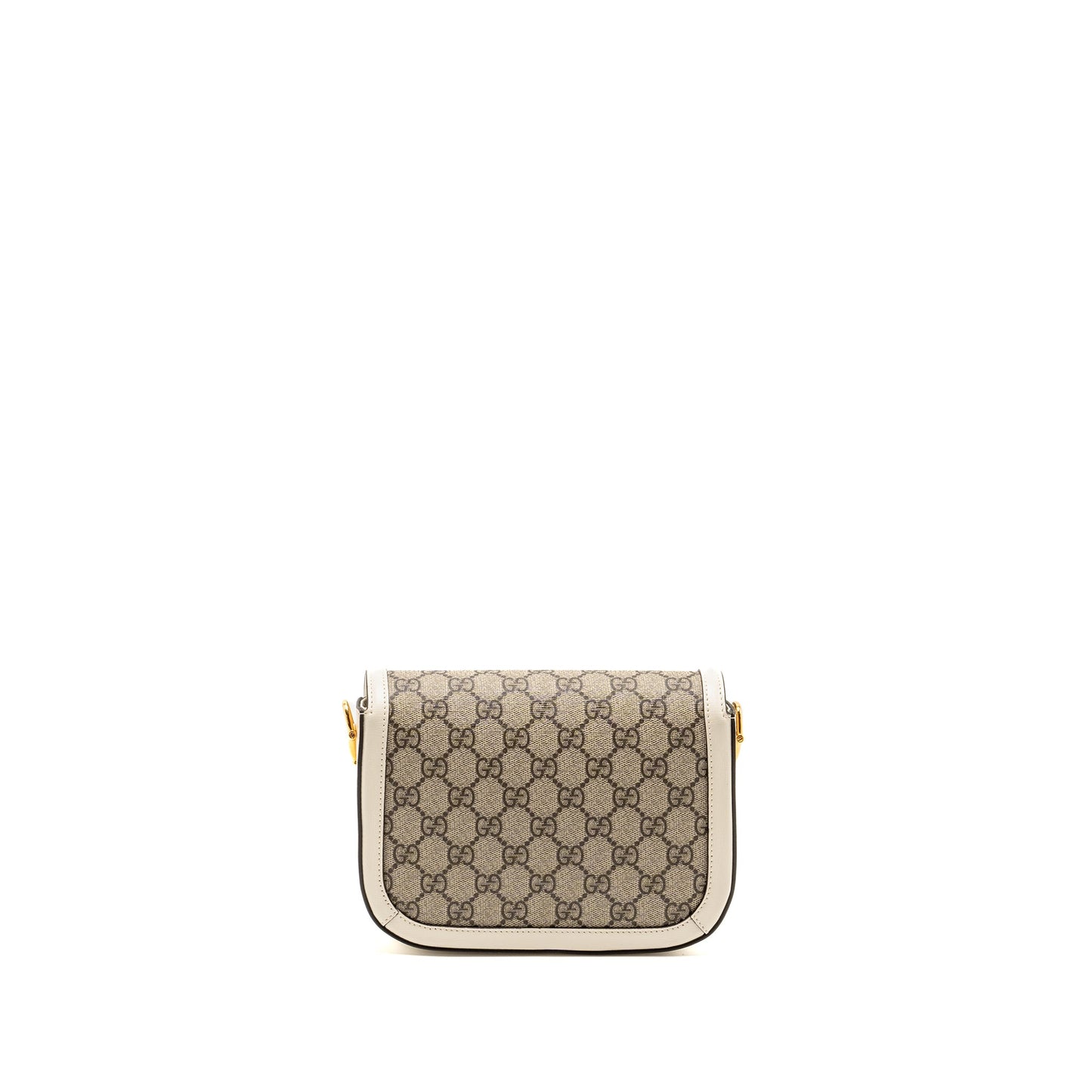 Gucci Mini Horsebit 1955 Purse Supreme Canvas/Leather White/Multicolour