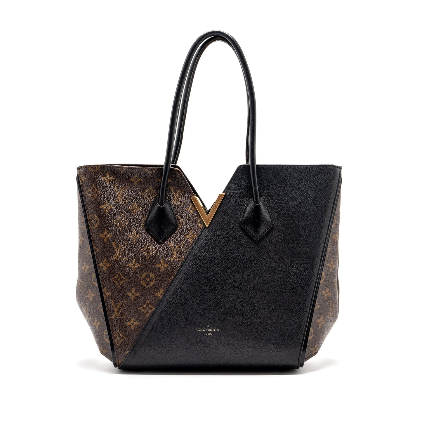 Louis Vuitton kimono tote Purse leather / monogram Canvas