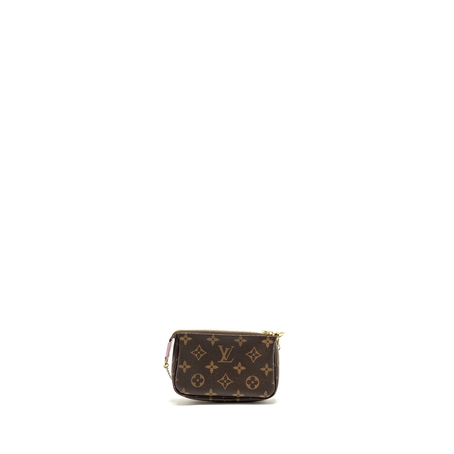 LOUIS VUITTON Mini Pochette Accessories 2021 Christmas Limited Edition Japanese Garden Sakura