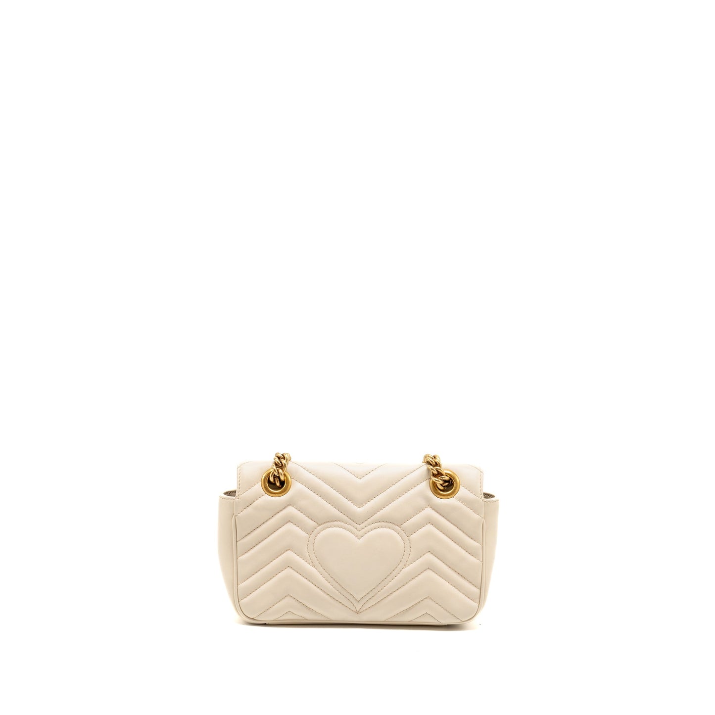 Gucci Mini Marmont Mini Purse Calfskin White