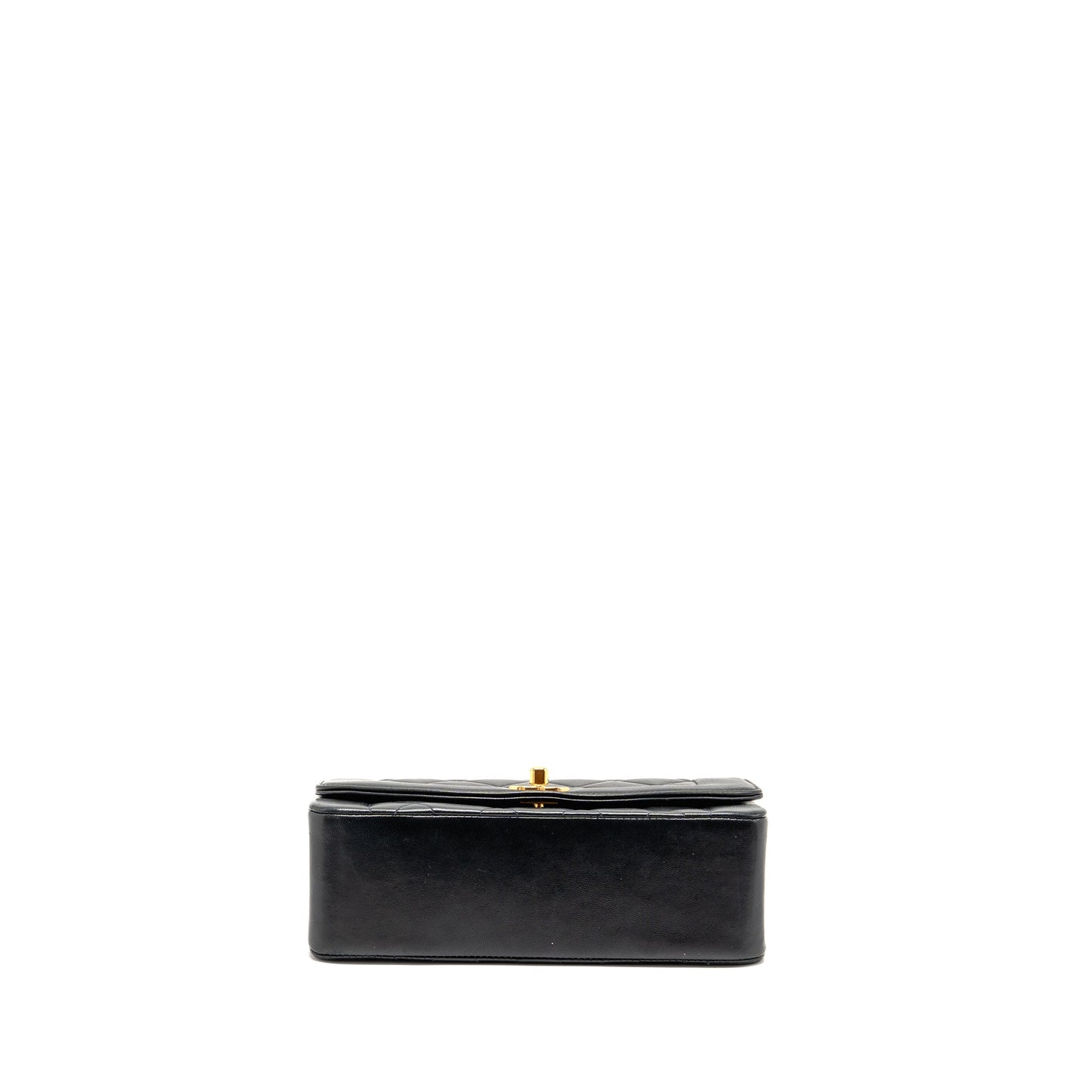 Chanel Vintage Small Diana Bag Lambskin Black GHW