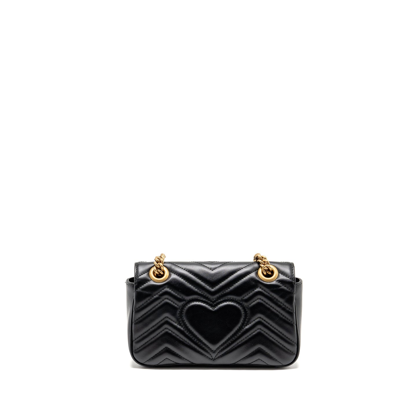 Gucci Small Marmont Mini Purse Calfskin Black