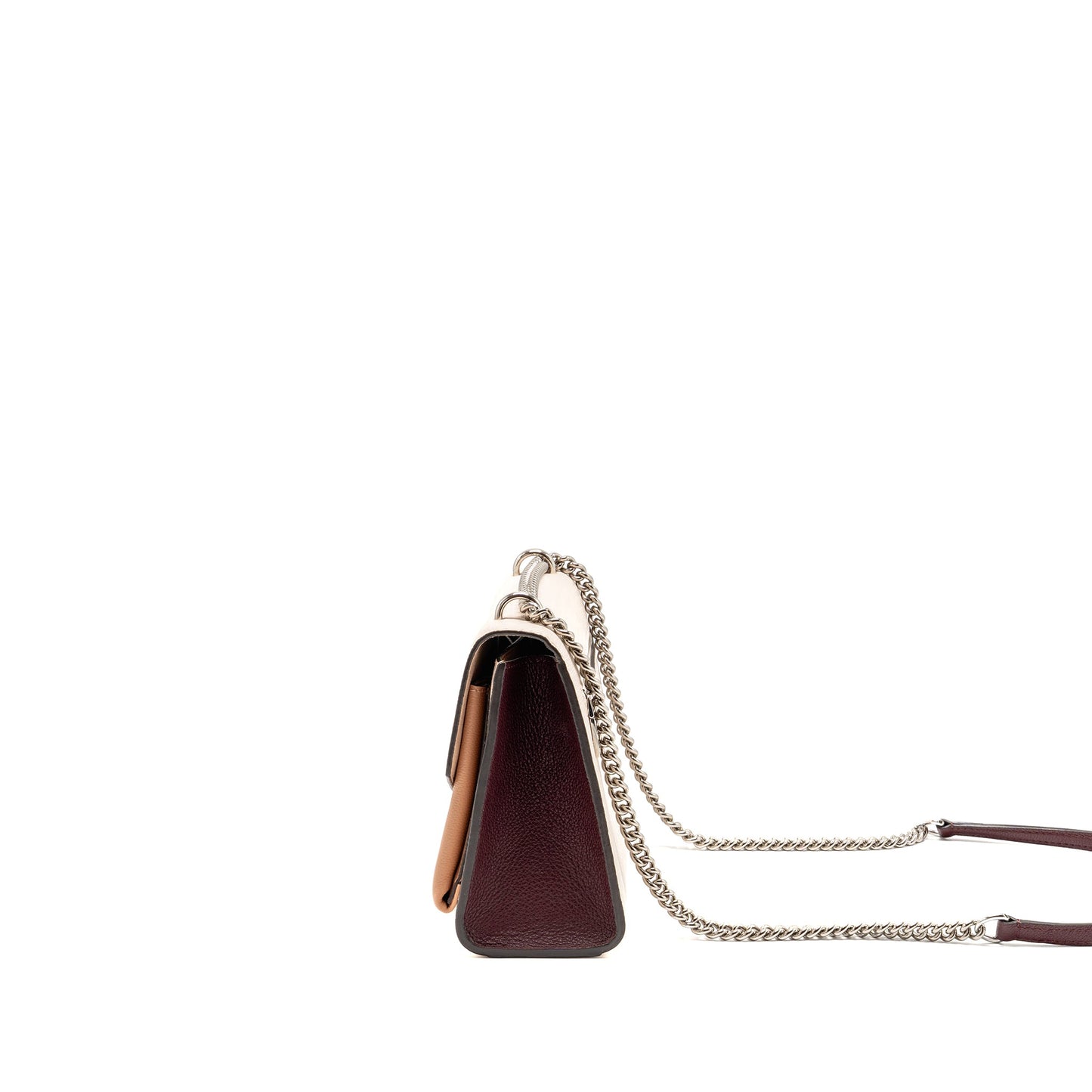 Louis Vuitton Mylockme Calfskin Burgundy/White/Pink