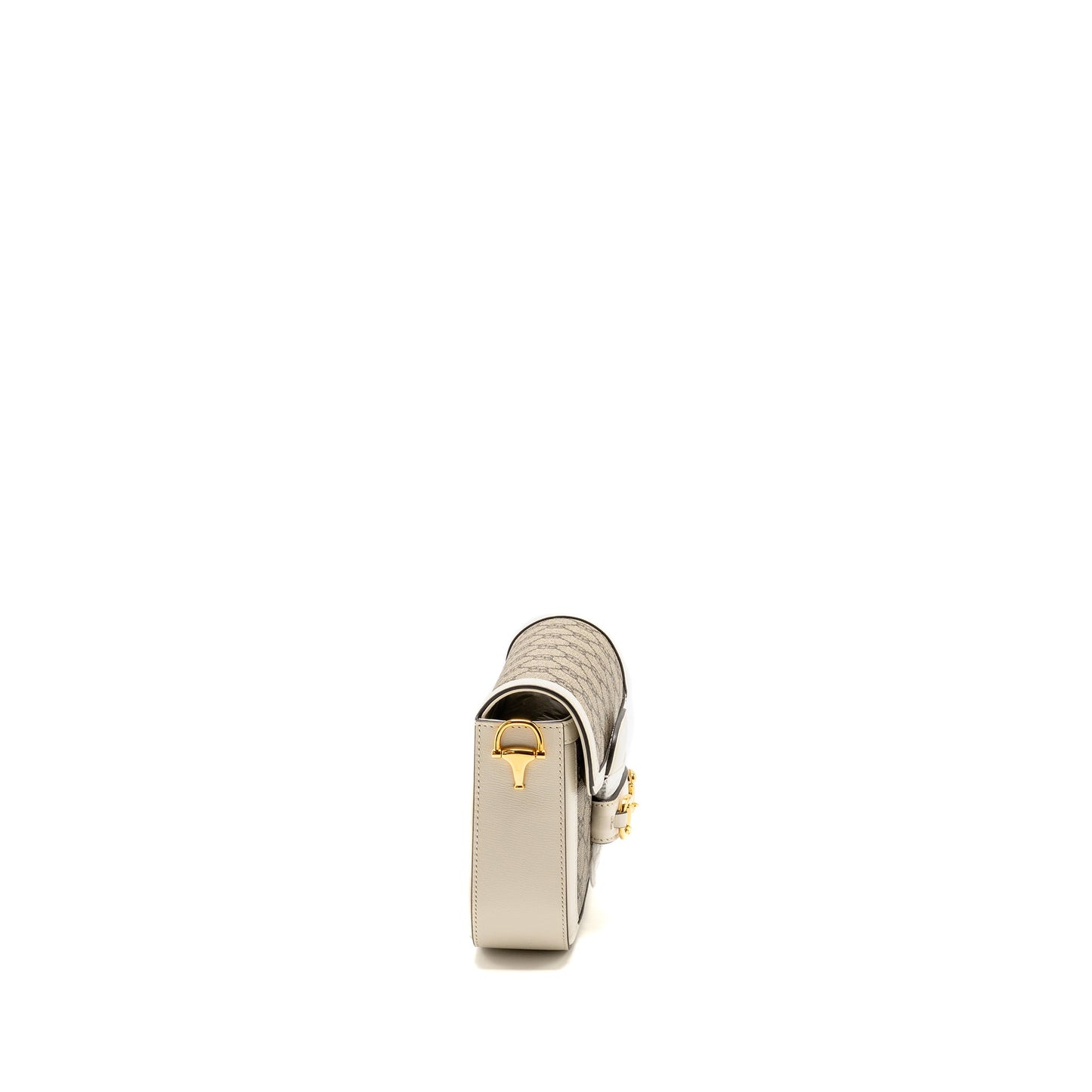 Gucci Mini Horsebit 1955 Purse Supreme Canvas/Leather White/Multicolour